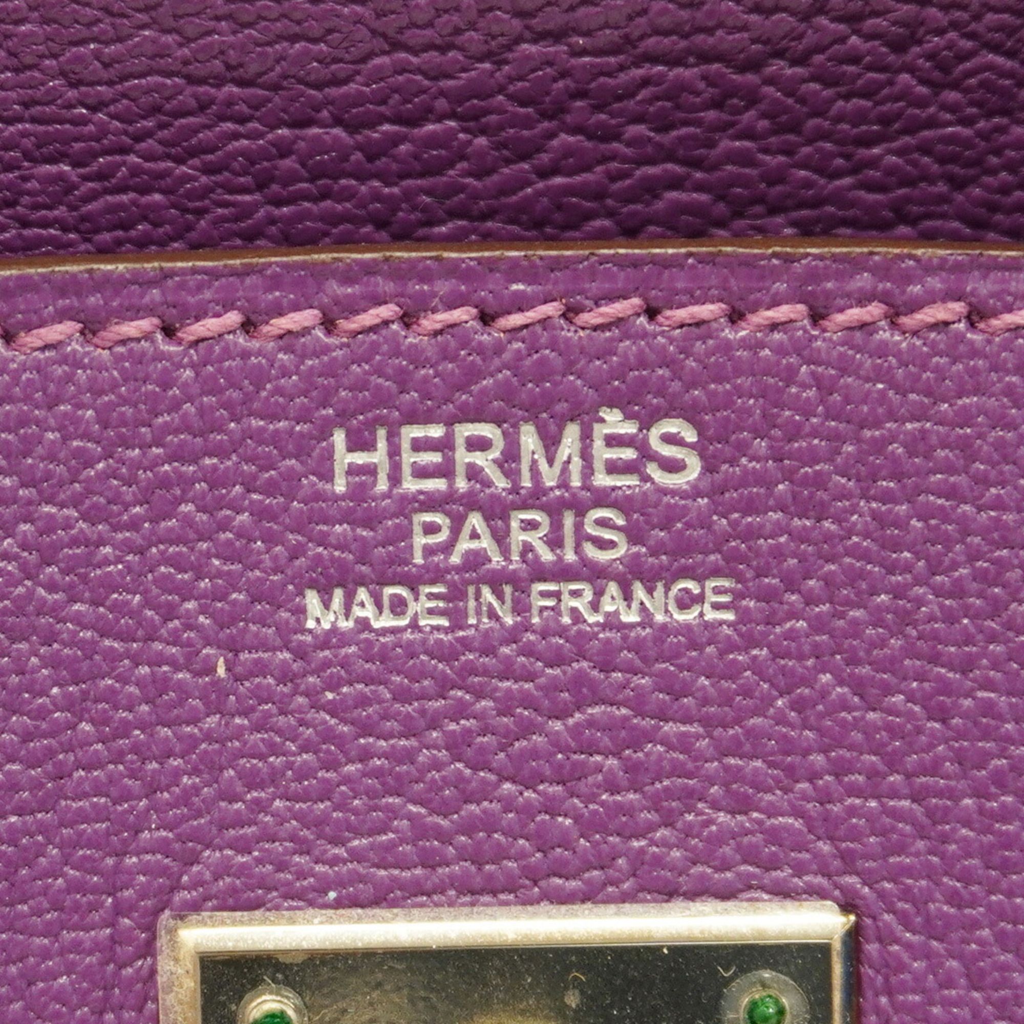 Chevre Leather Handbag (Pre-Owned) - Hermes - Modalova