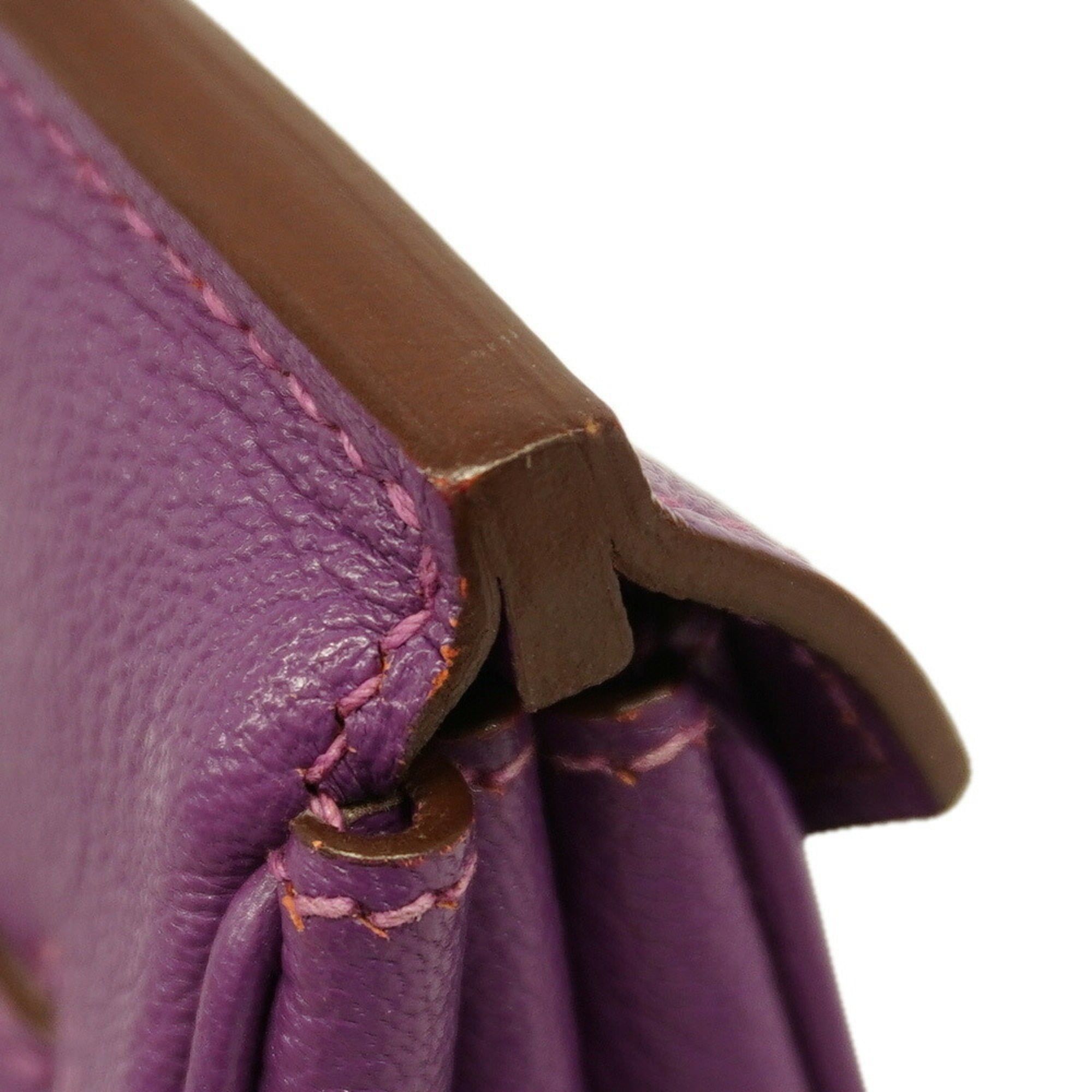 Chevre Leather Handbag (Pre-Owned) - Hermes - Modalova