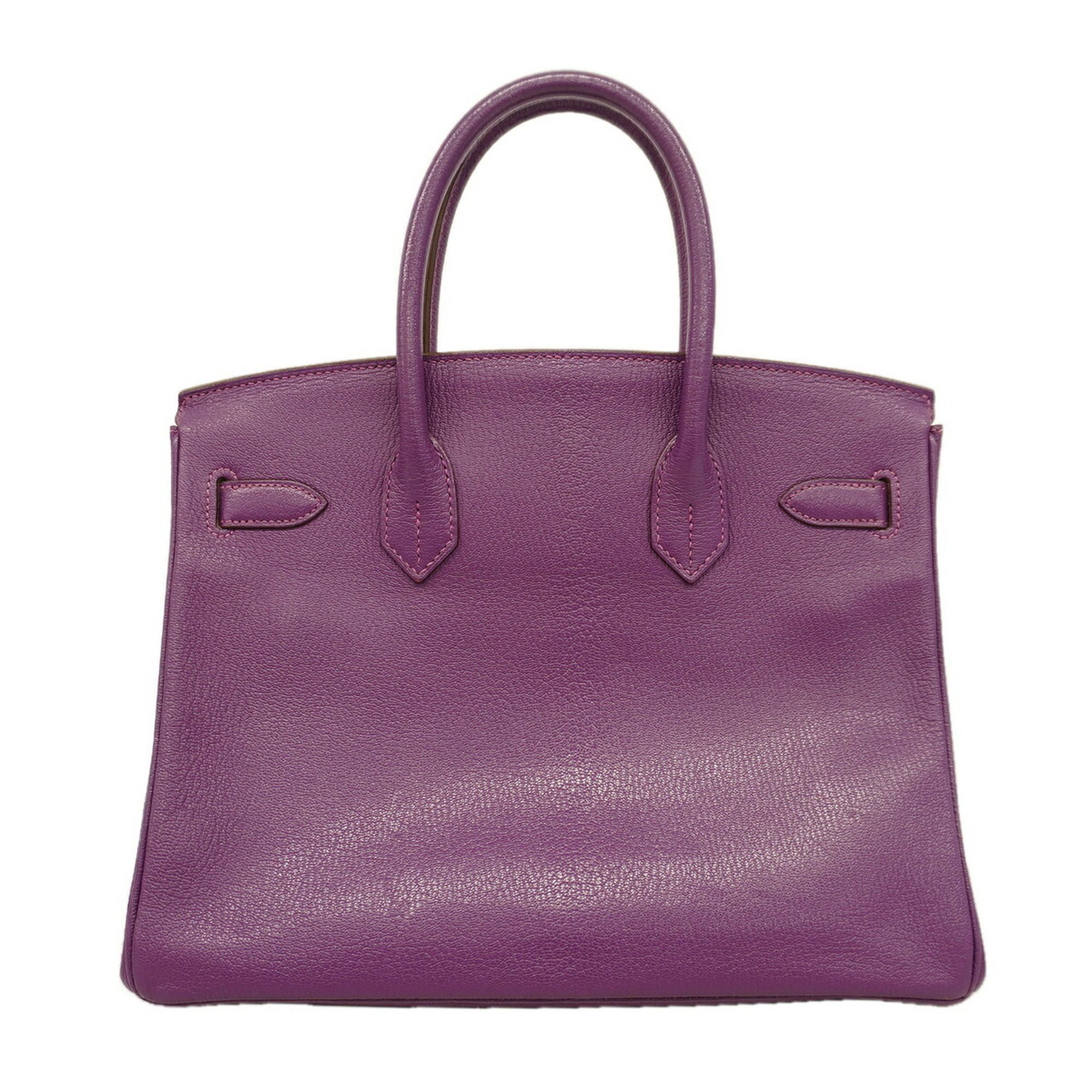 Chevre Leather Handbag (Pre-Owned) - Hermes - Modalova