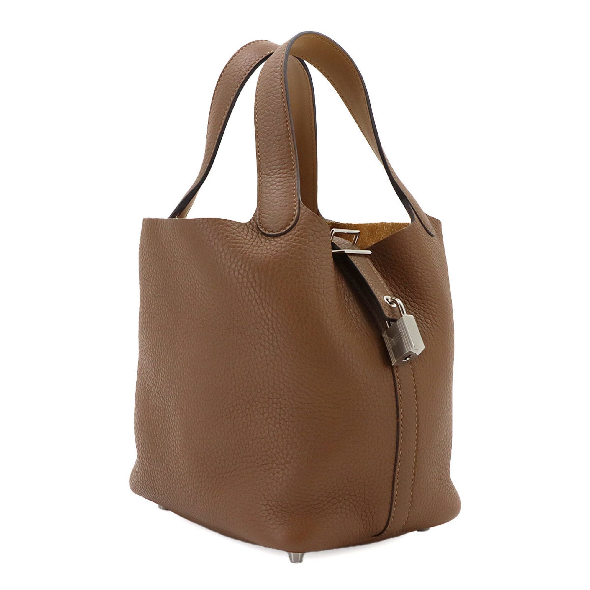 Picotin Taurillon Clemence Leather Swift Leather Handbag (Pre-Owned) - Hermes - Modalova