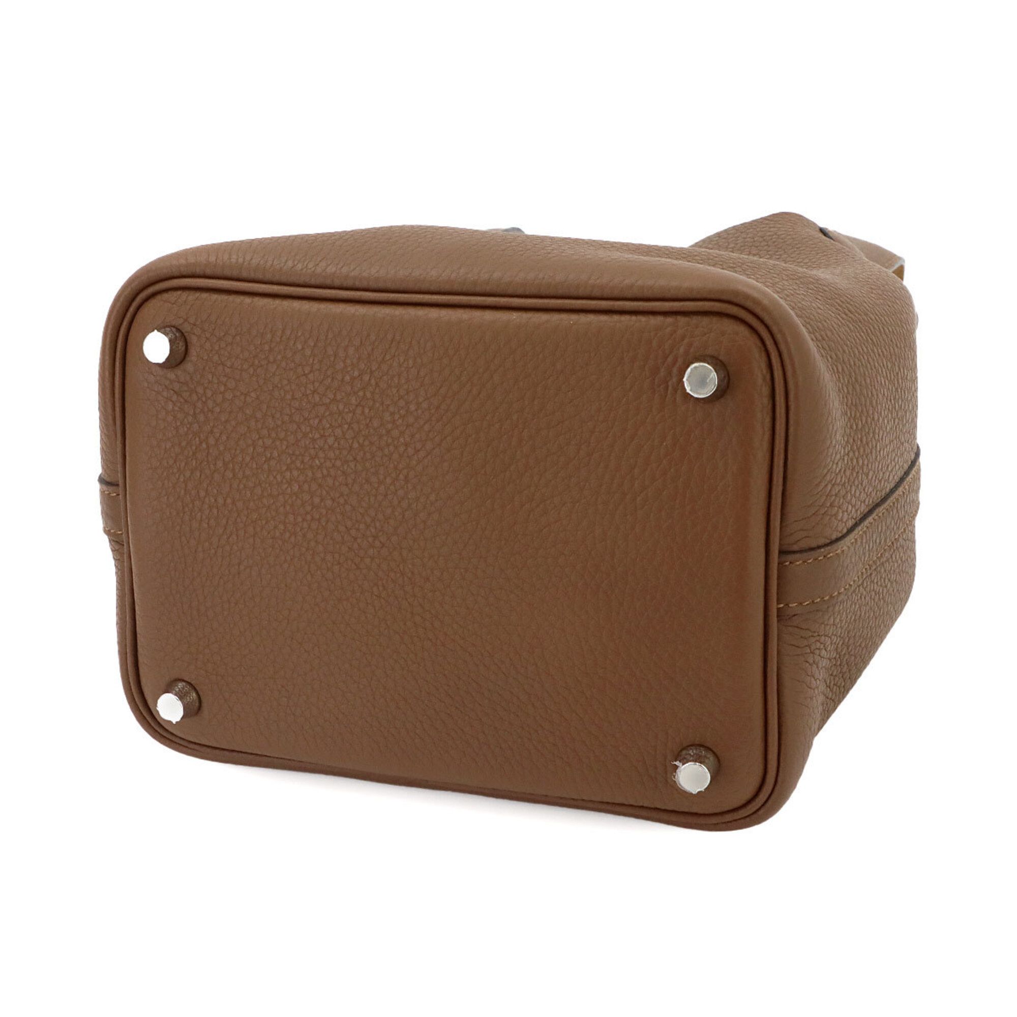 Picotin Taurillon Clemence Leather Swift Leather Handbag (Pre-Owned) - Hermes - Modalova