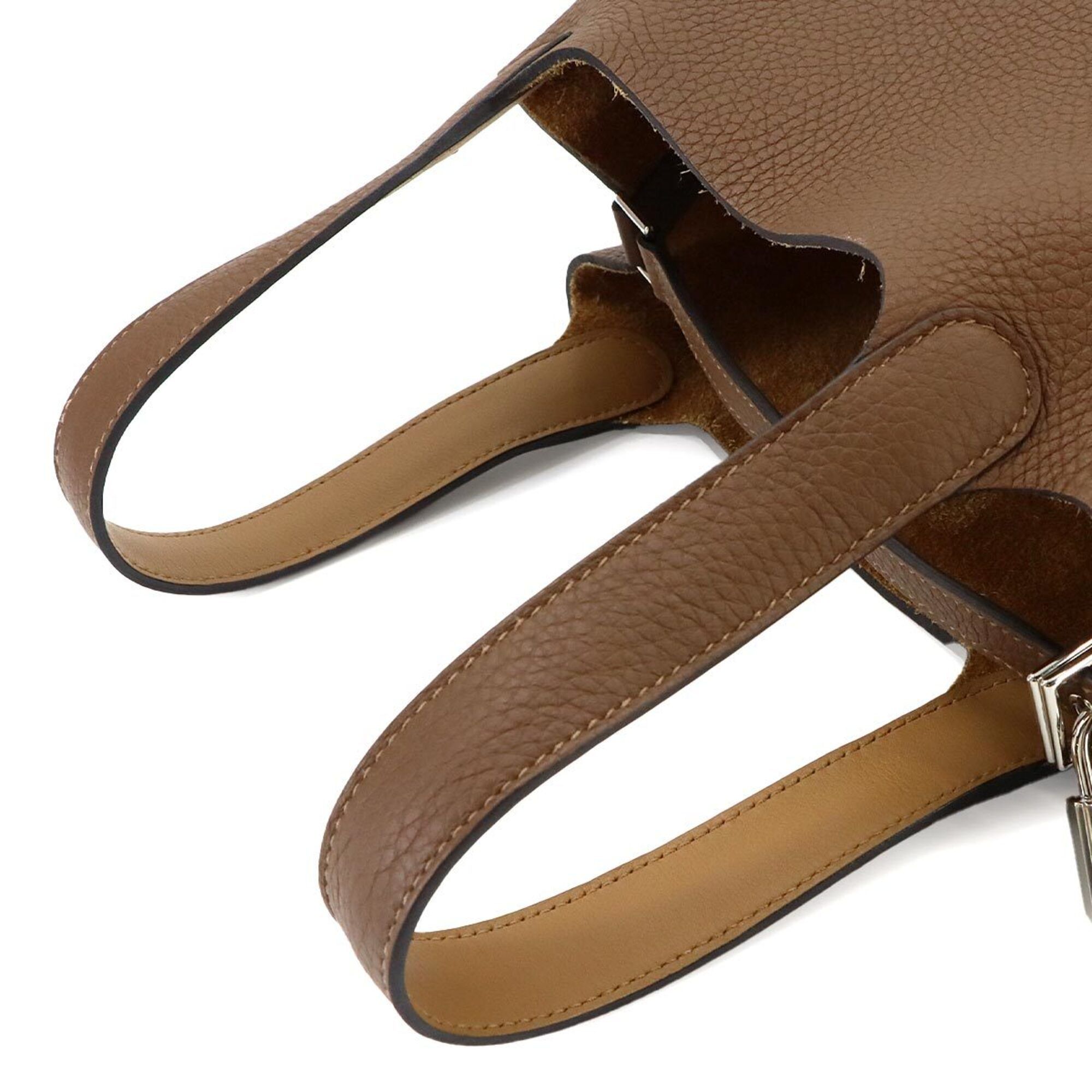 Picotin Taurillon Clemence Leather Swift Leather Handbag (Pre-Owned) - Hermes - Modalova