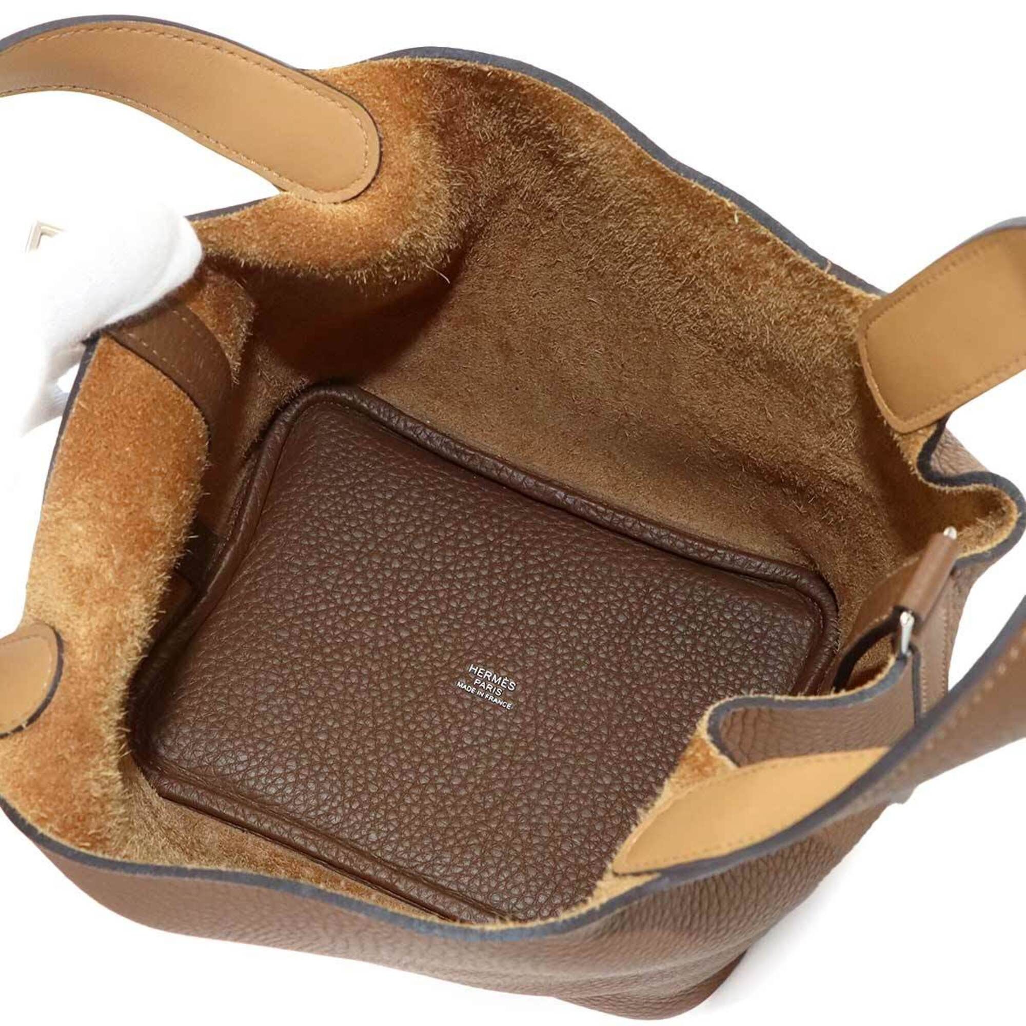 Picotin Taurillon Clemence Leather Swift Leather Handbag (Pre-Owned) - Hermes - Modalova