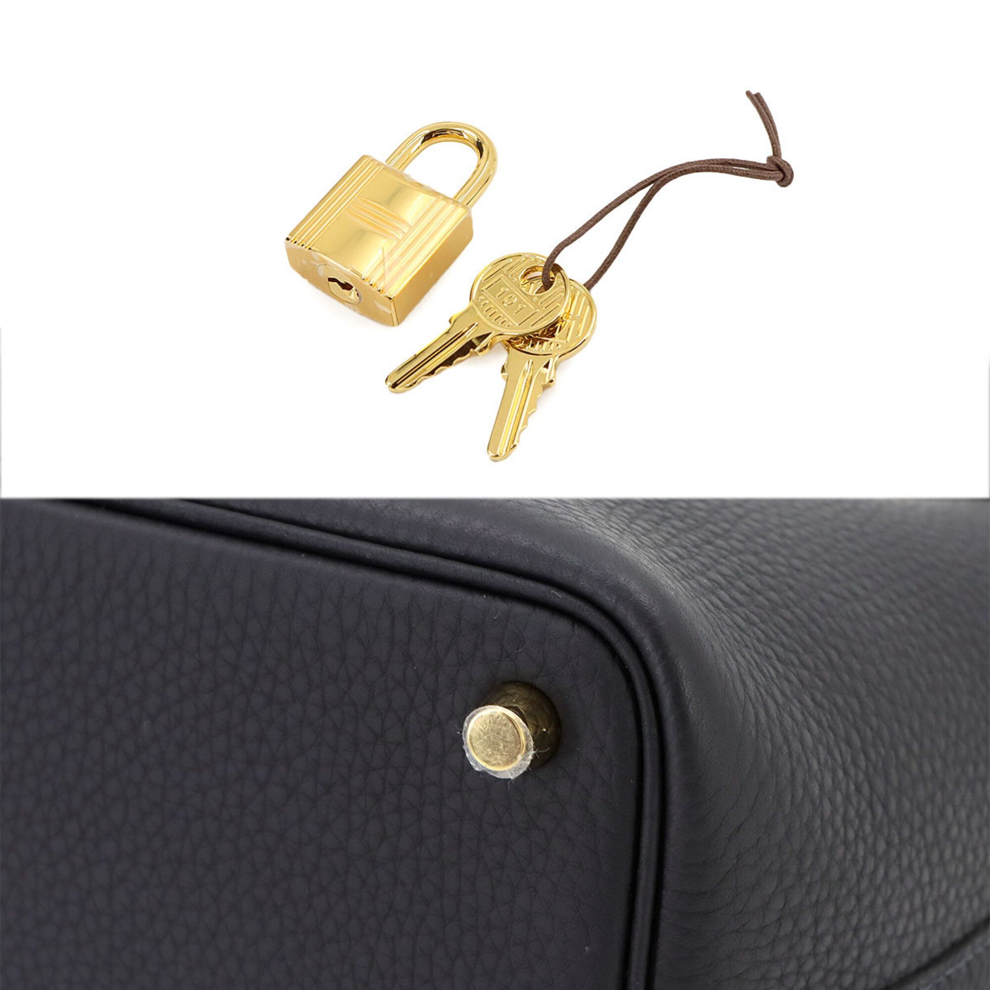 Picotin Taurillon Clemence Leather Handbag (Pre-Owned) - Hermes - Modalova