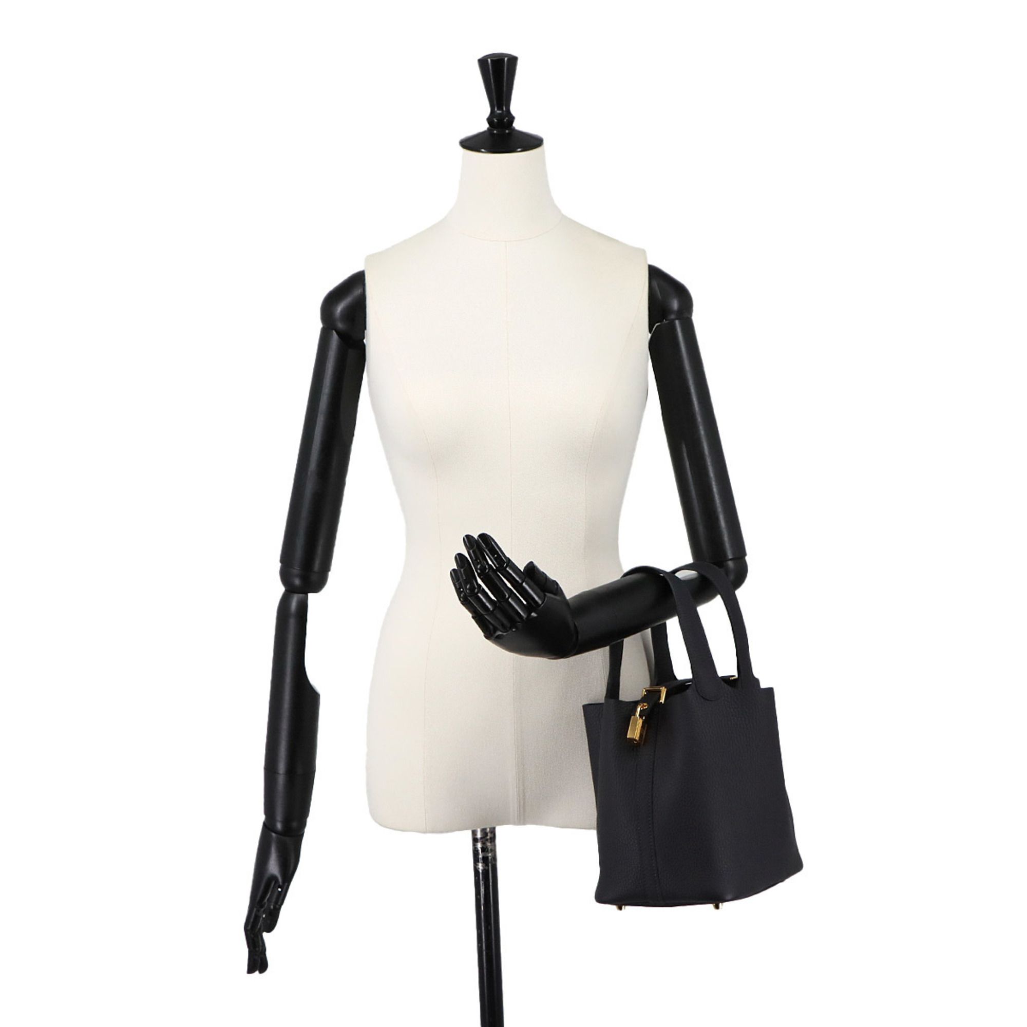 Picotin Taurillon Clemence Leather Handbag (Pre-Owned) - Hermes - Modalova