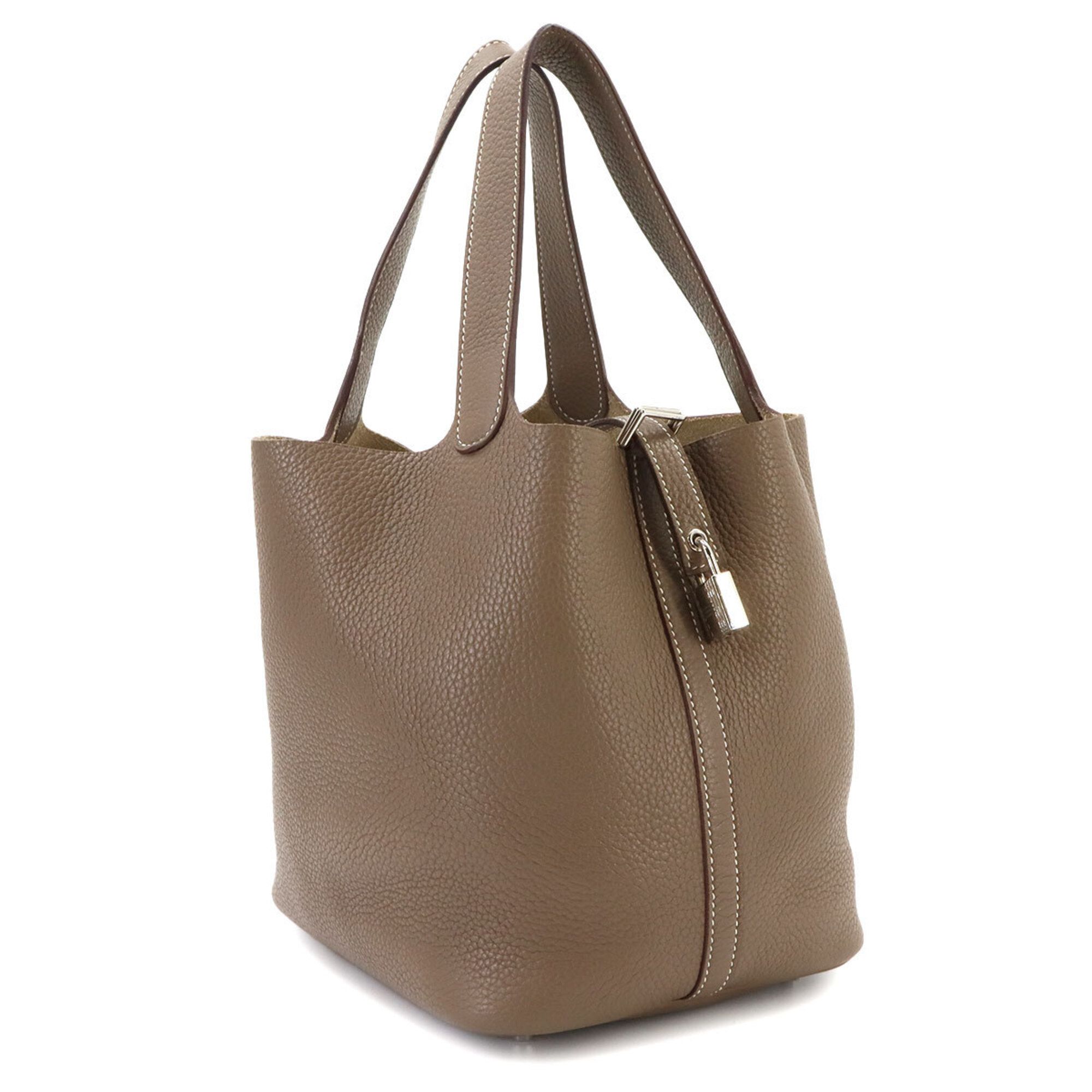 Picotin Taurillon Clemence Leather Handbag (Pre-Owned) - Hermes - Modalova