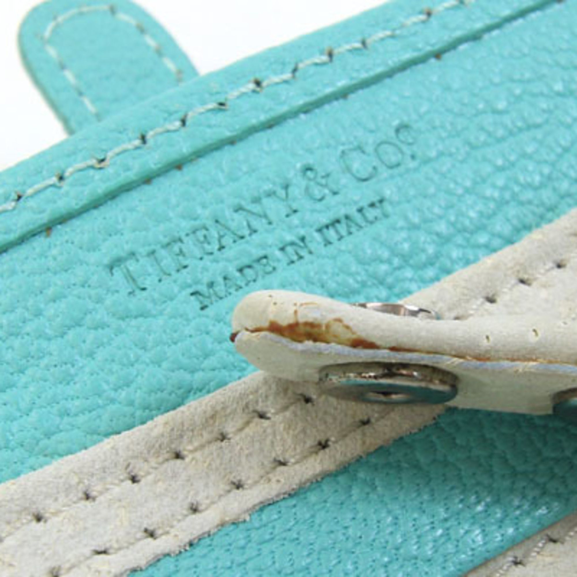 Leather Pouch (Pre-Owned) - Tiffany - Modalova
