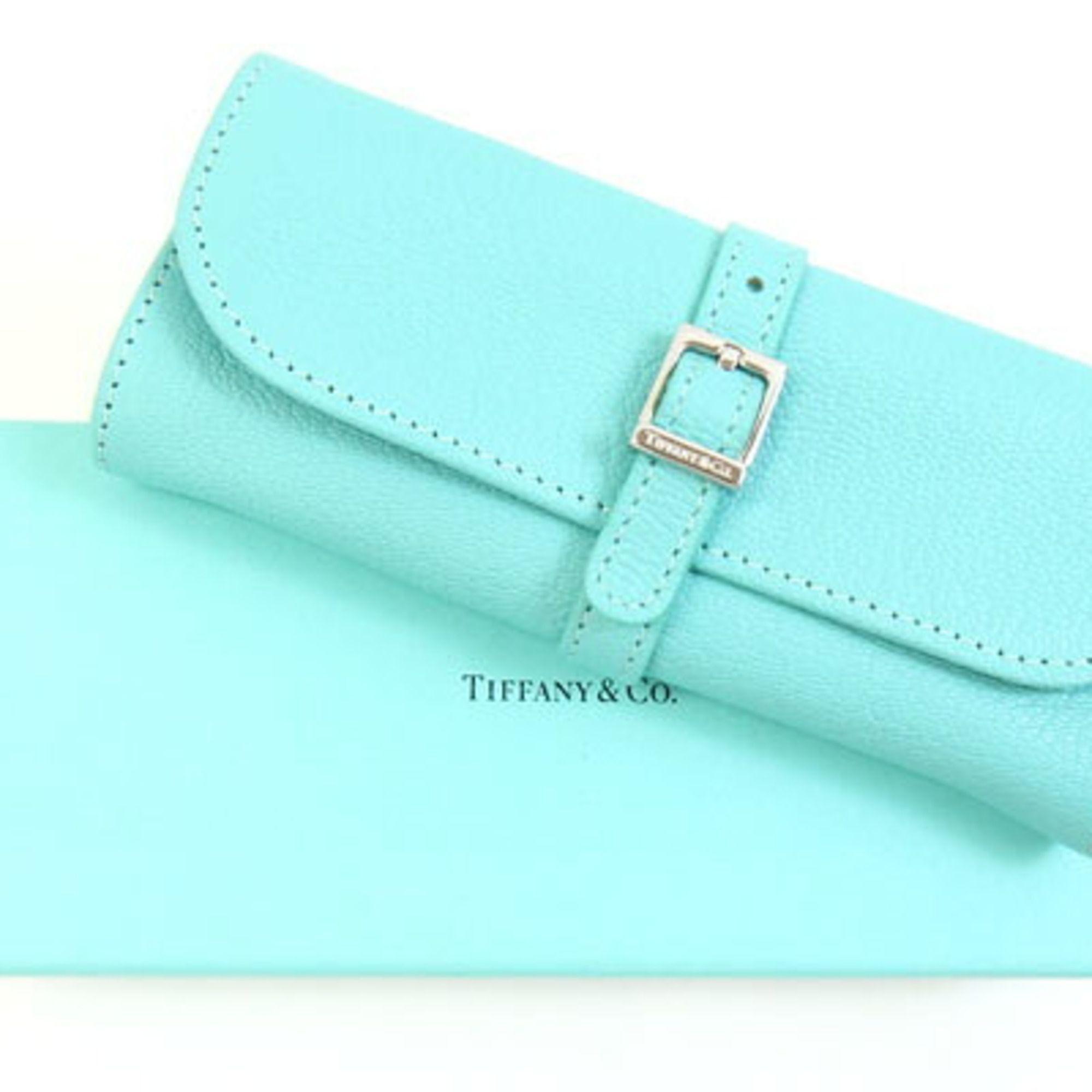 Leather Pouch (Pre-Owned) - Tiffany - Modalova