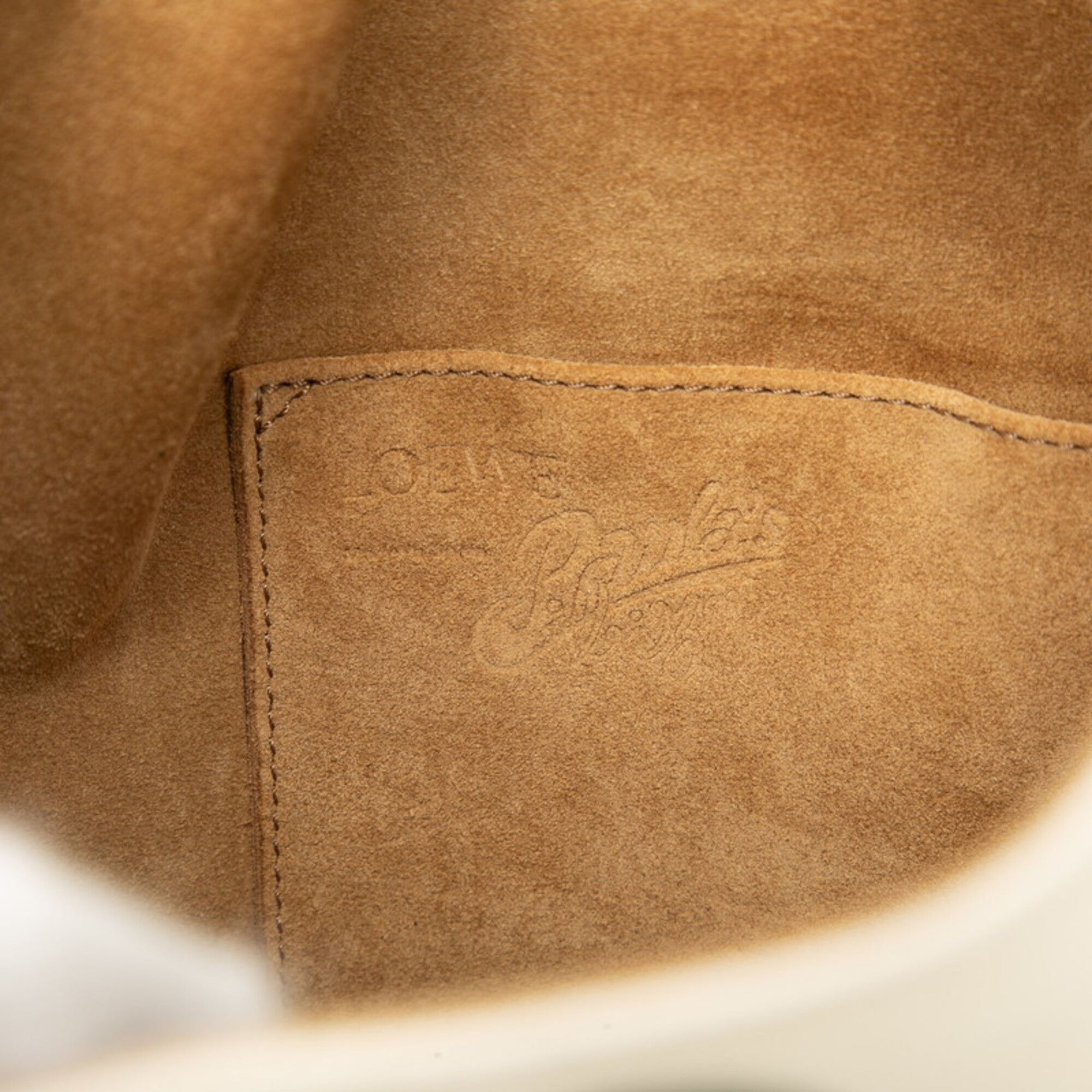 Canvas Leather Shoulder Bag (Pre-Owned) - Loewe - Modalova
