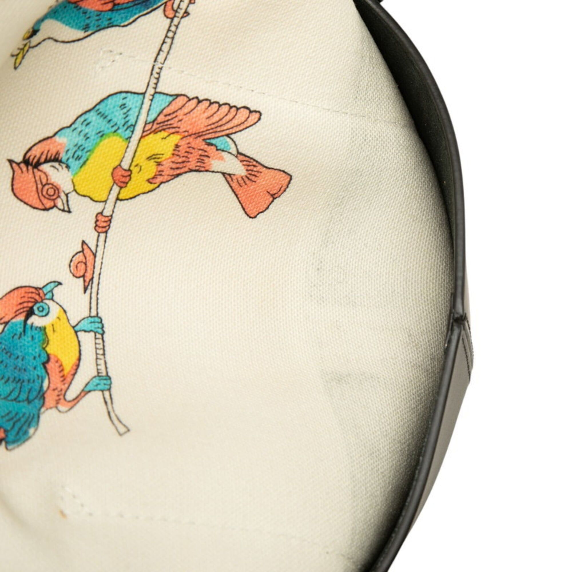 Canvas Leather Shoulder Bag (Pre-Owned) - Loewe - Modalova