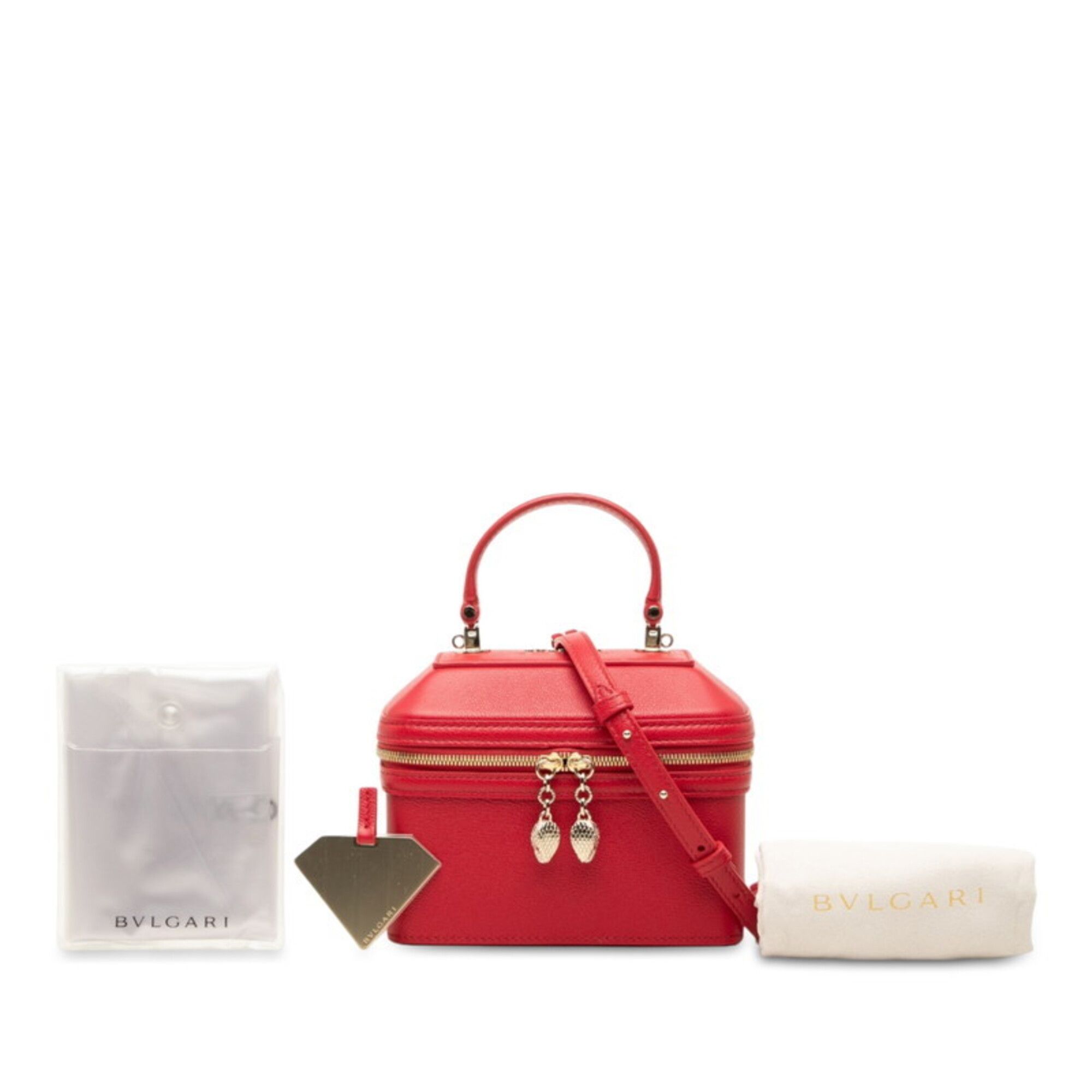 Leather Handbag Shoulder Bag Vanity Bag (Pre-Owned) - Bvlgari - Modalova