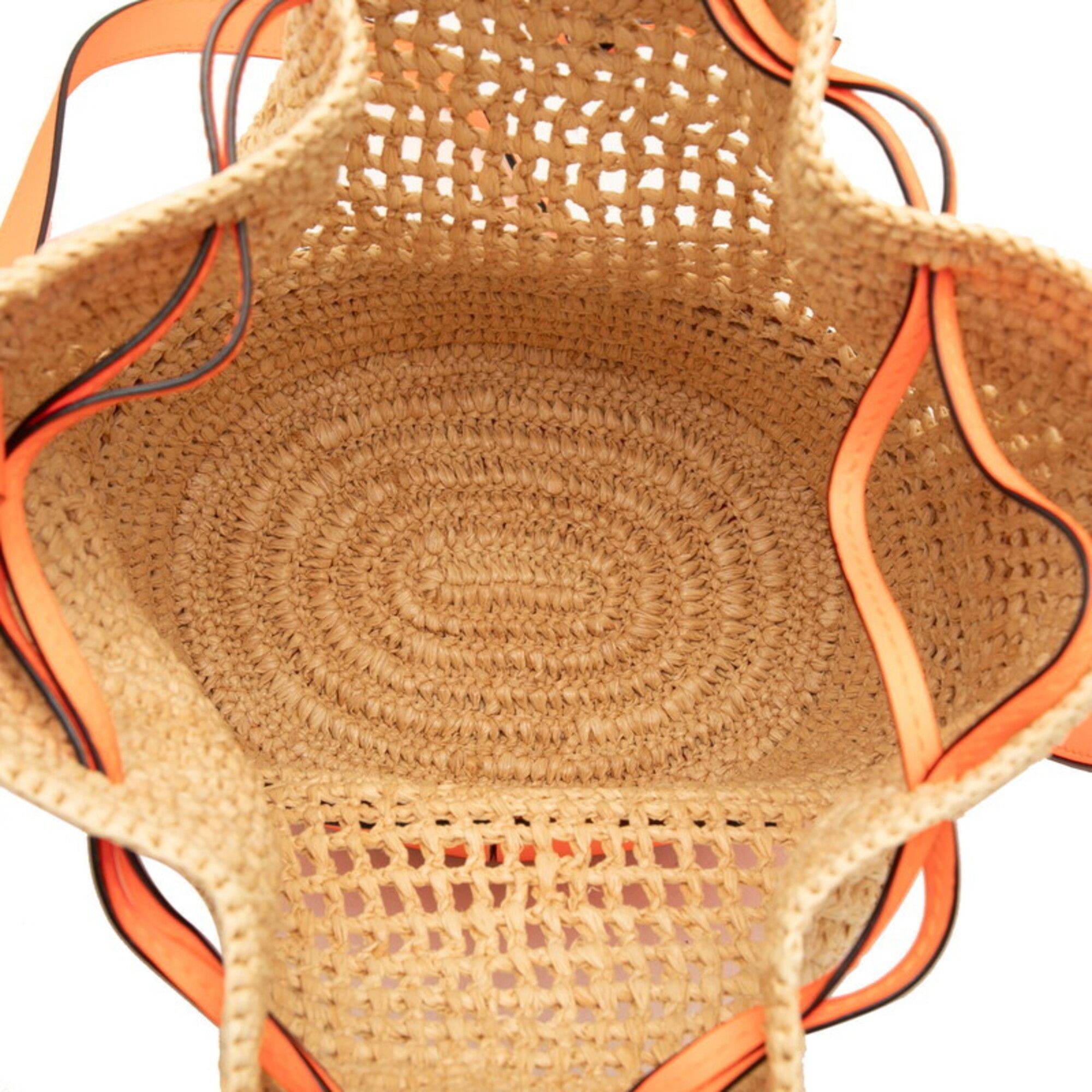 Raffia Leather Shoulder Bag (Pre-Owned) - Loewe - Modalova