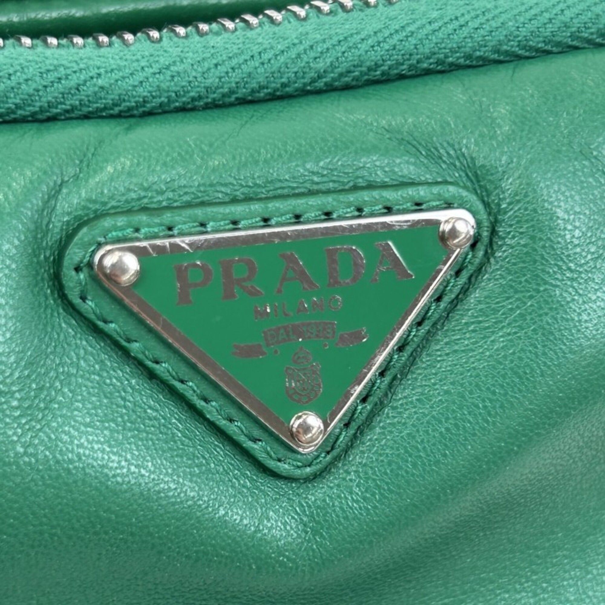 Leather Shoulder Bag (Pre-Owned) - Prada - Modalova