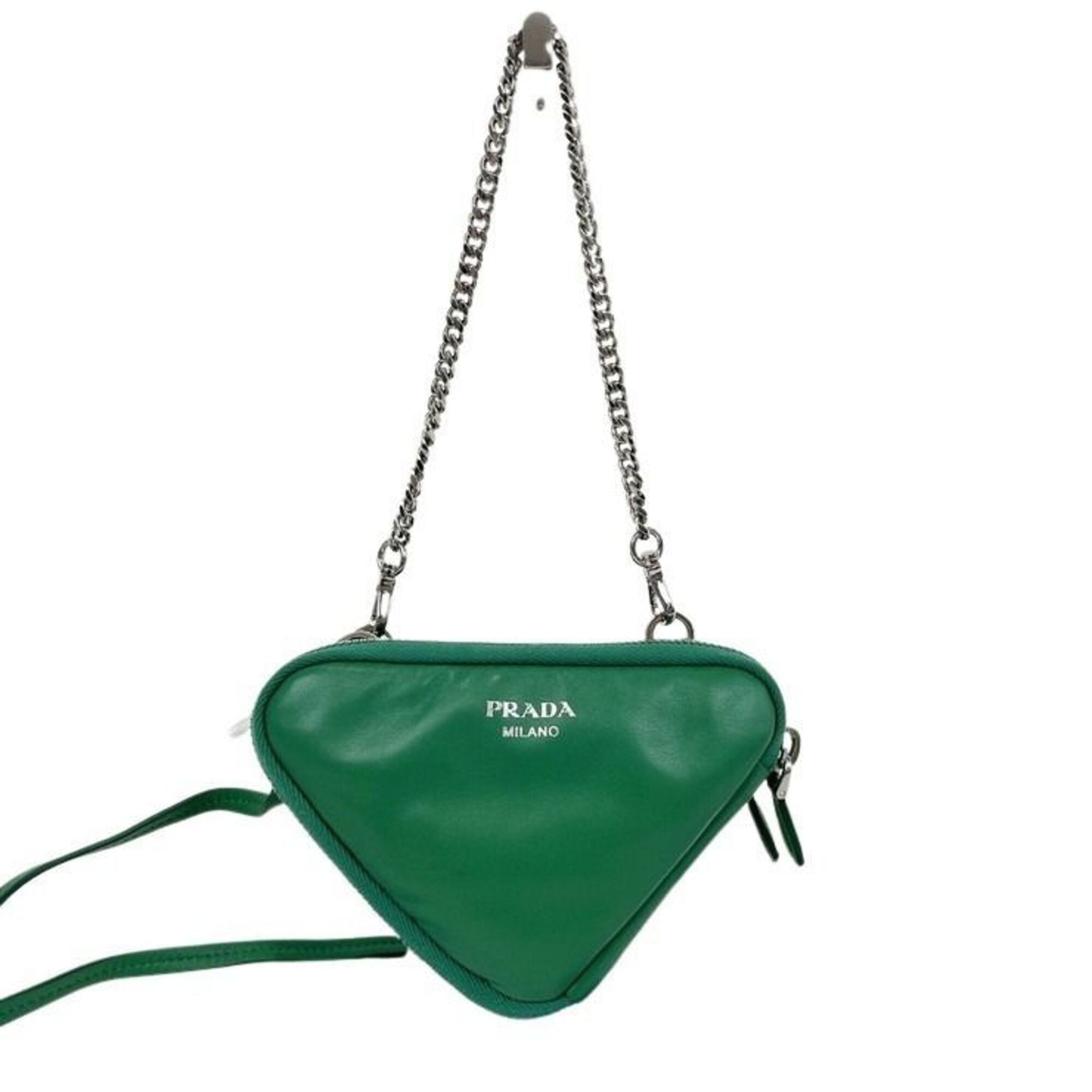 Leather Shoulder Bag (Pre-Owned) - Prada - Modalova