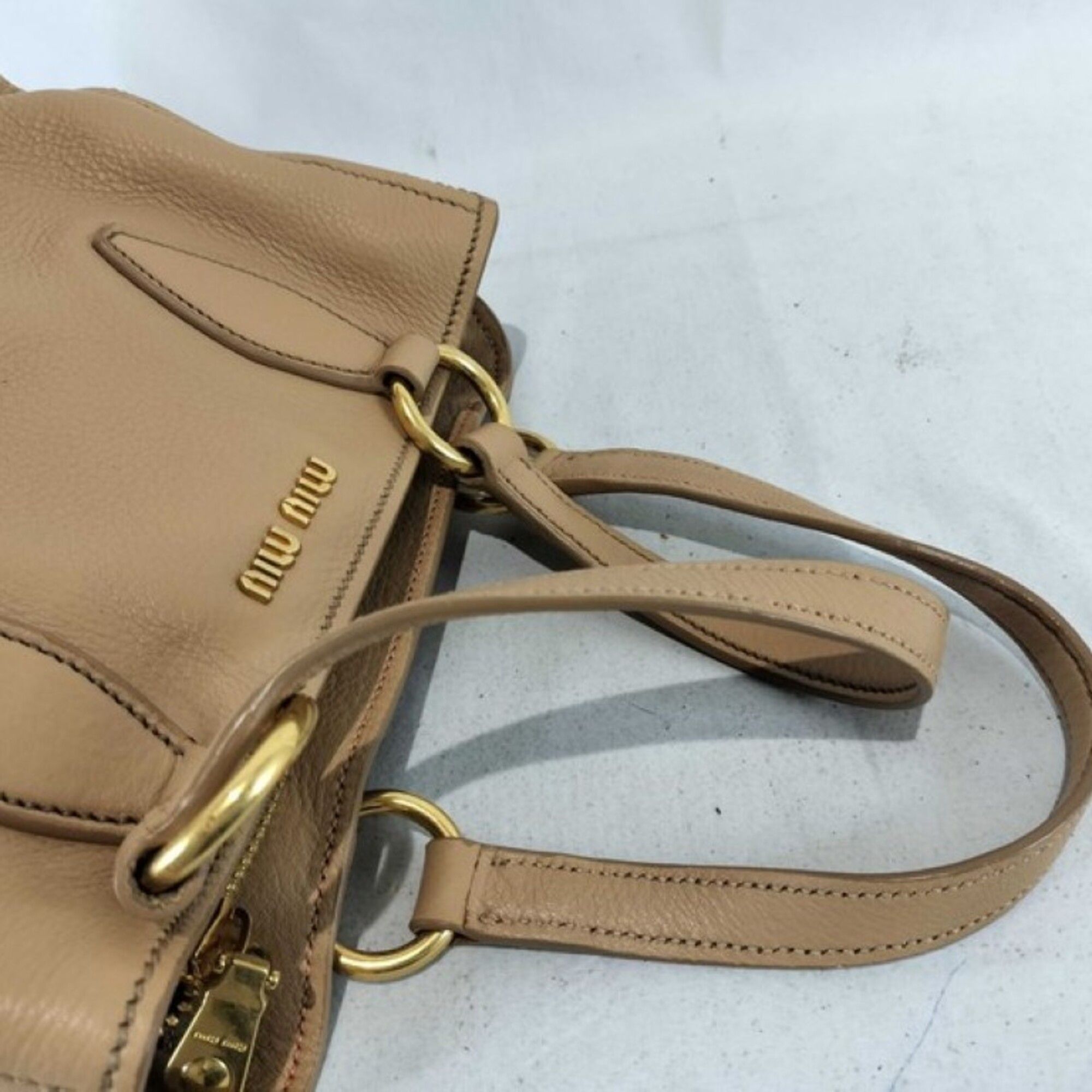Leather Handbag (Pre-Owned) - Miu Miu - Modalova