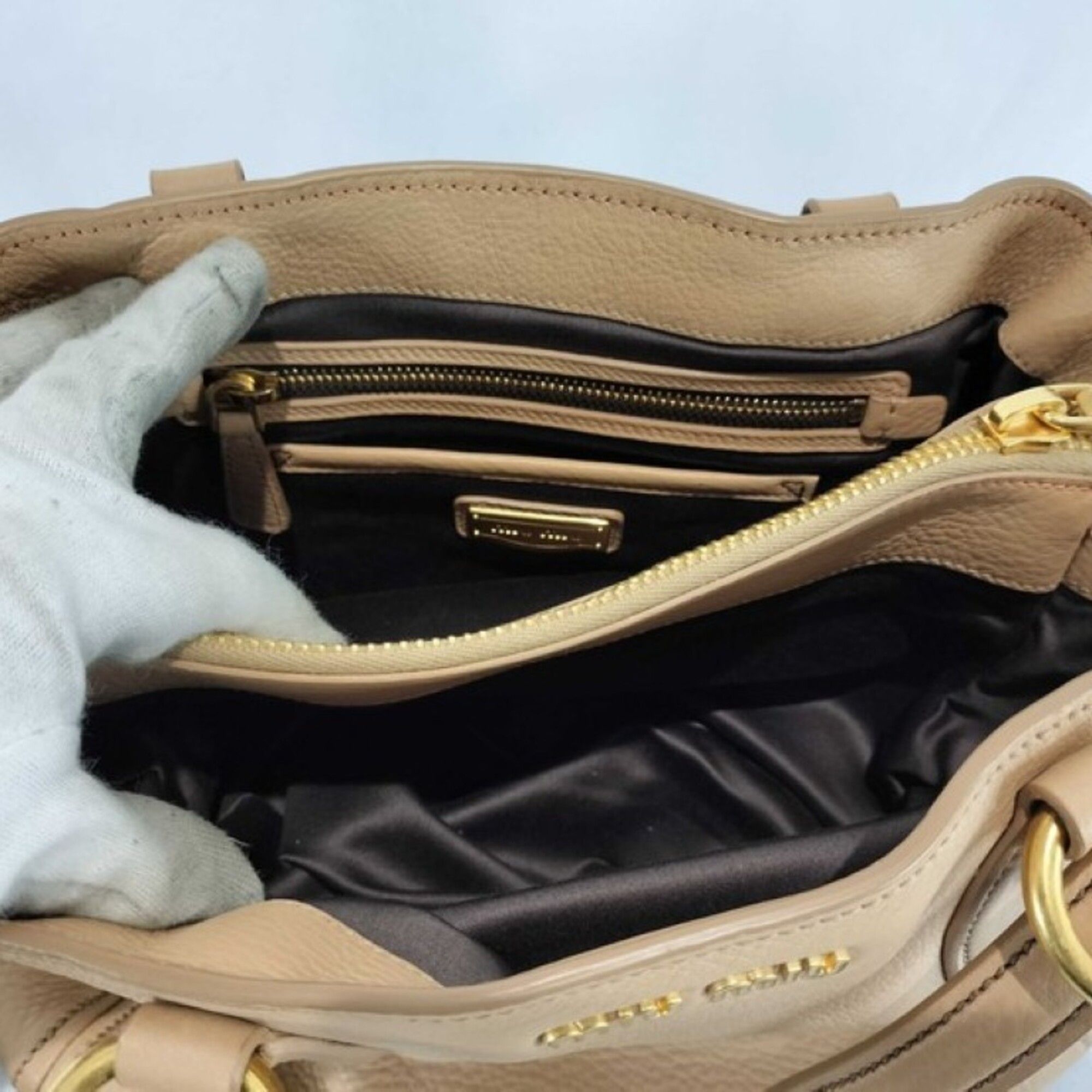 Leather Handbag (Pre-Owned) - Miu Miu - Modalova