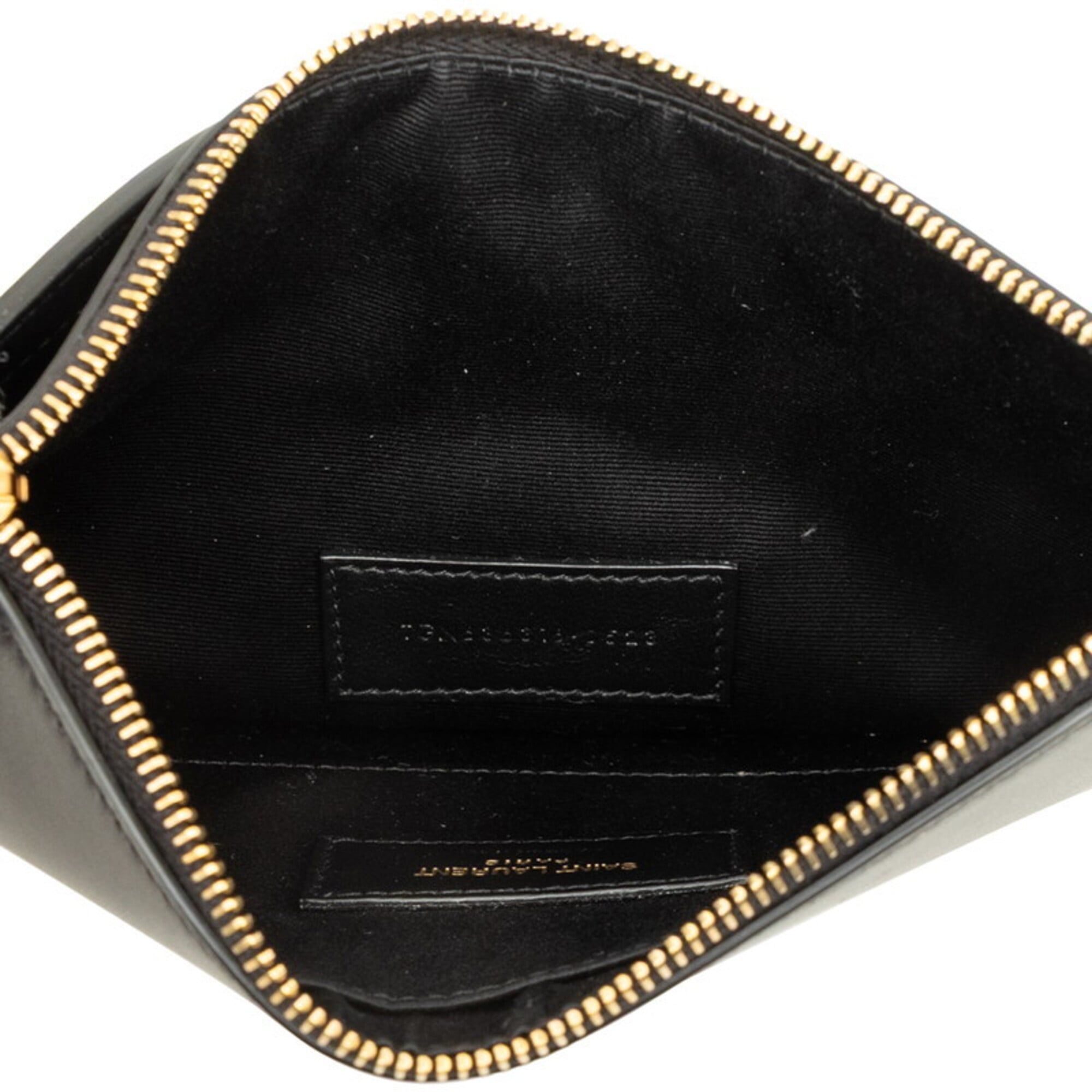 Leather Pouch (Pre-Owned) - Saint Laurent - Modalova