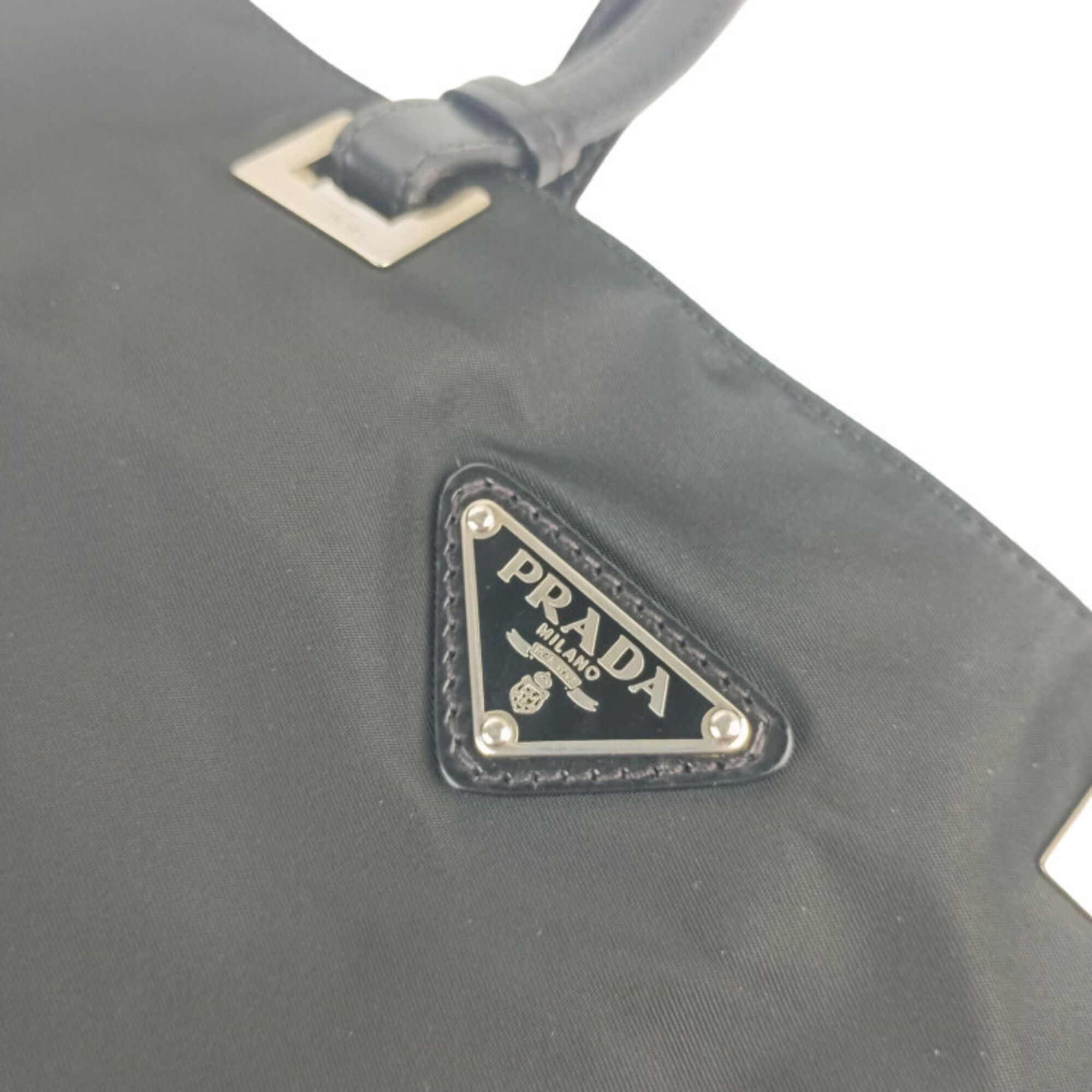 Nylon Leather Handbag (Pre-Owned) - Prada - Modalova