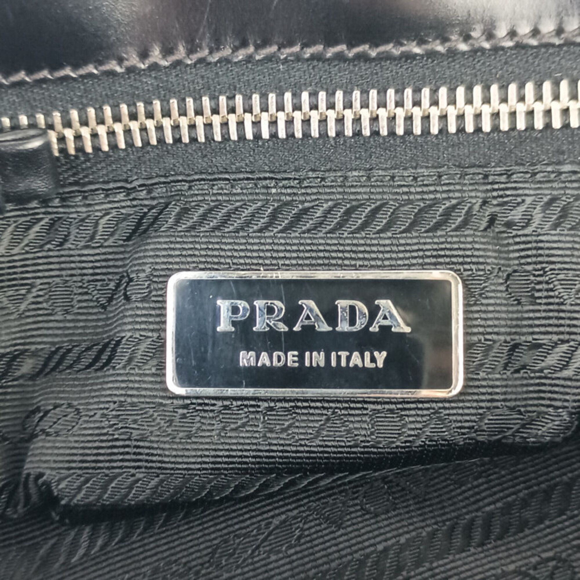Nylon Leather Handbag (Pre-Owned) - Prada - Modalova