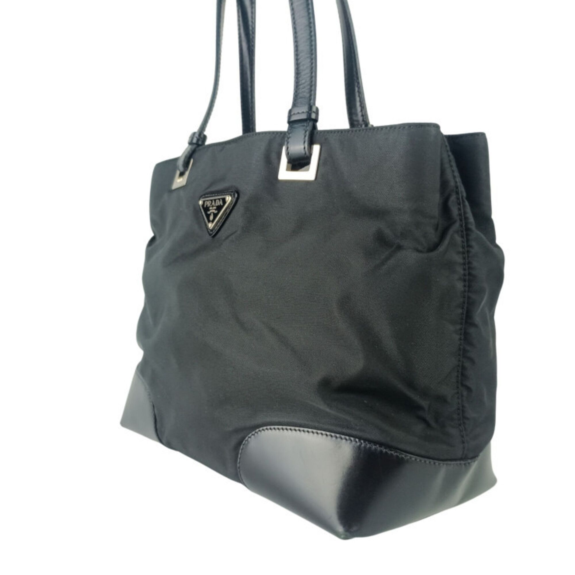 Nylon Leather Handbag (Pre-Owned) - Prada - Modalova