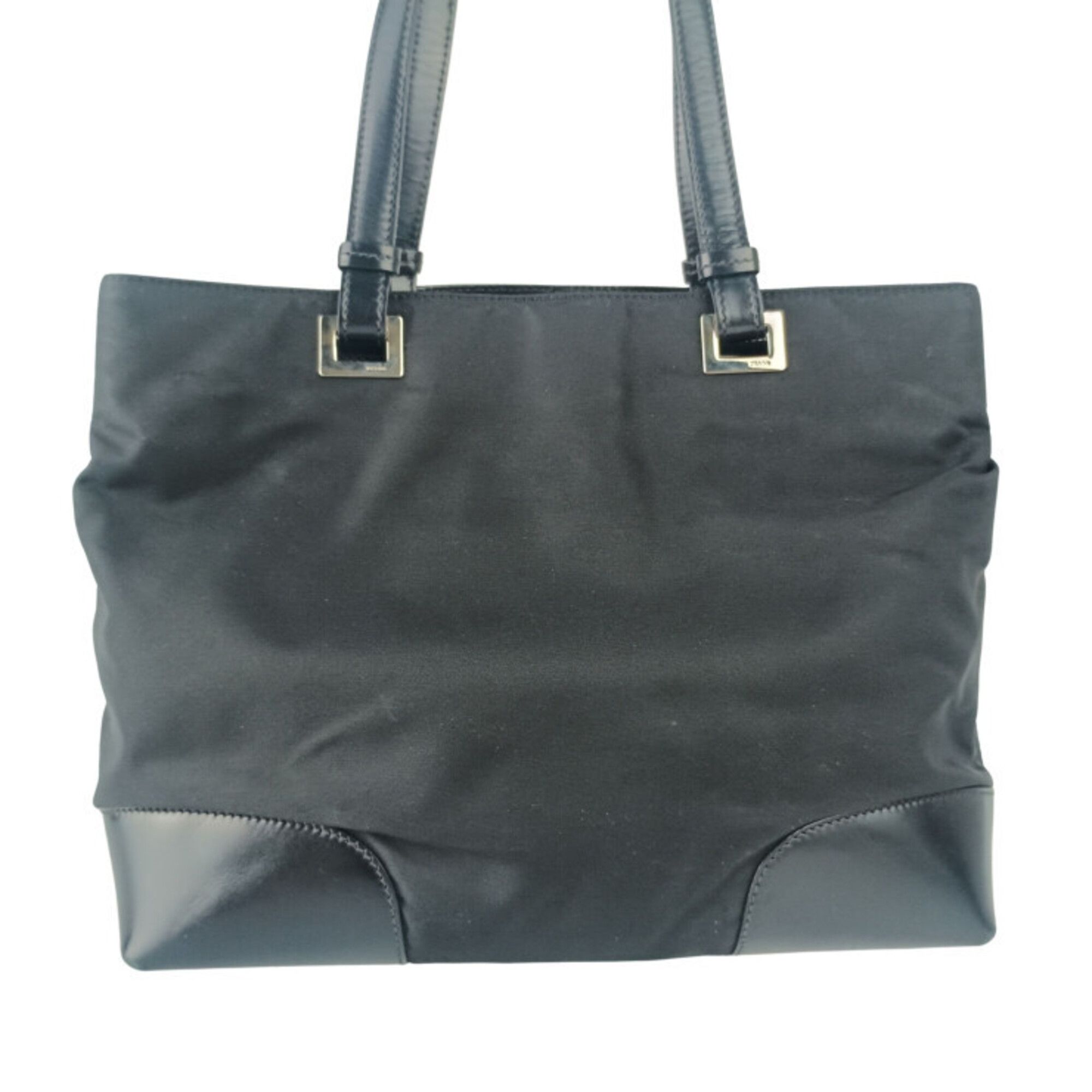 Nylon Leather Handbag (Pre-Owned) - Prada - Modalova