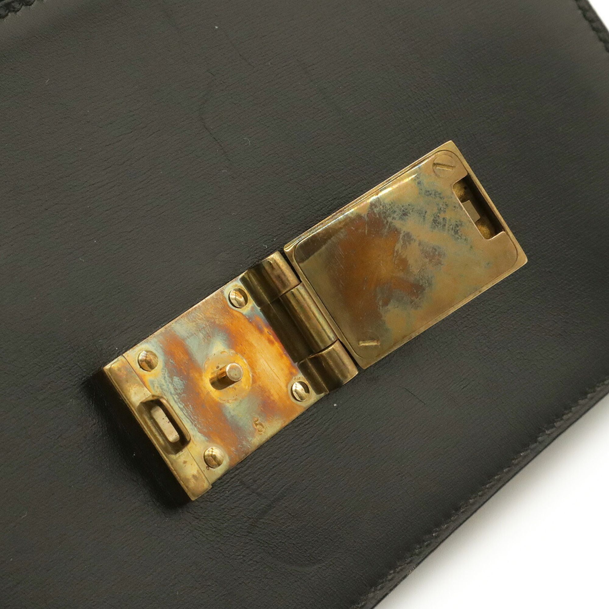 Box Calf Leather Clutch Bag Pochette (Pre-Owned) - Hermes - Modalova