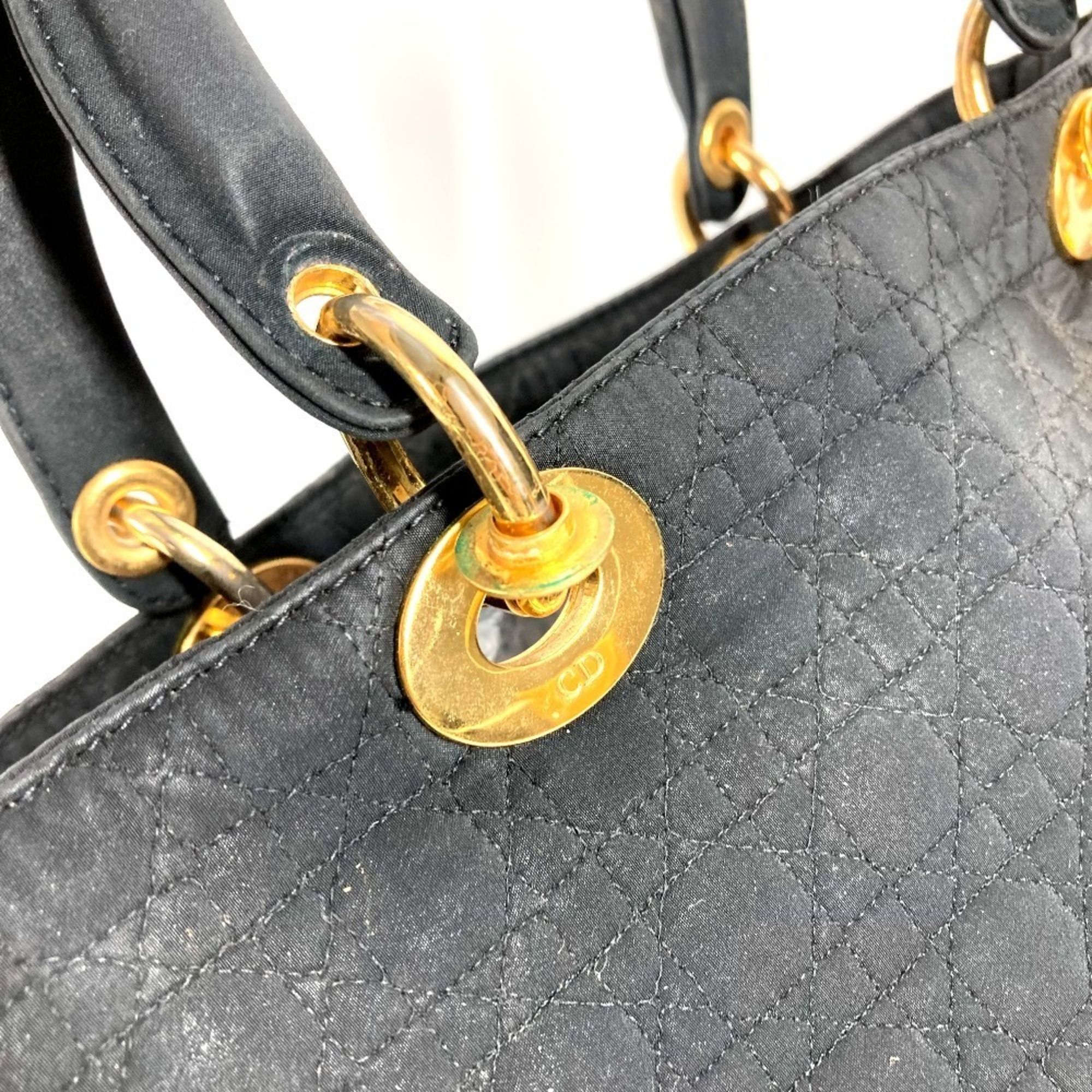 Nylon Canvas Handbag Tote Bag (Pre-Owned) - Christian Dior - Modalova