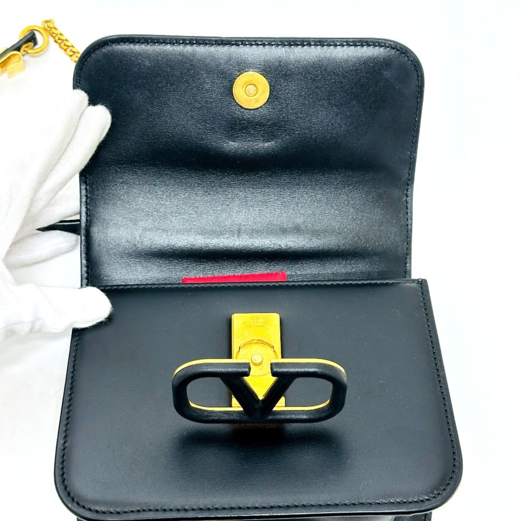 Leather Shoulder Bag (Pre-Owned) - Valentino - Modalova