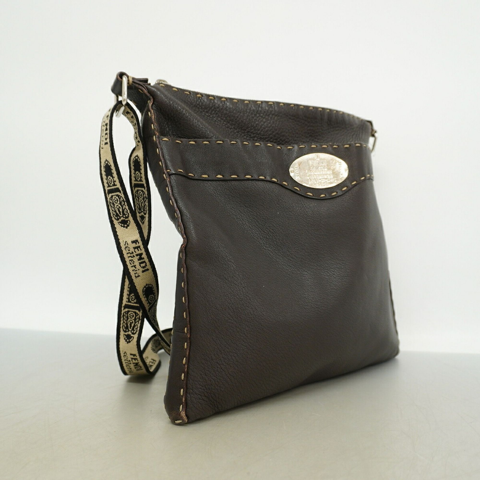 Leather Shoulder Bag (Pre-Owned) - Fendi - Modalova