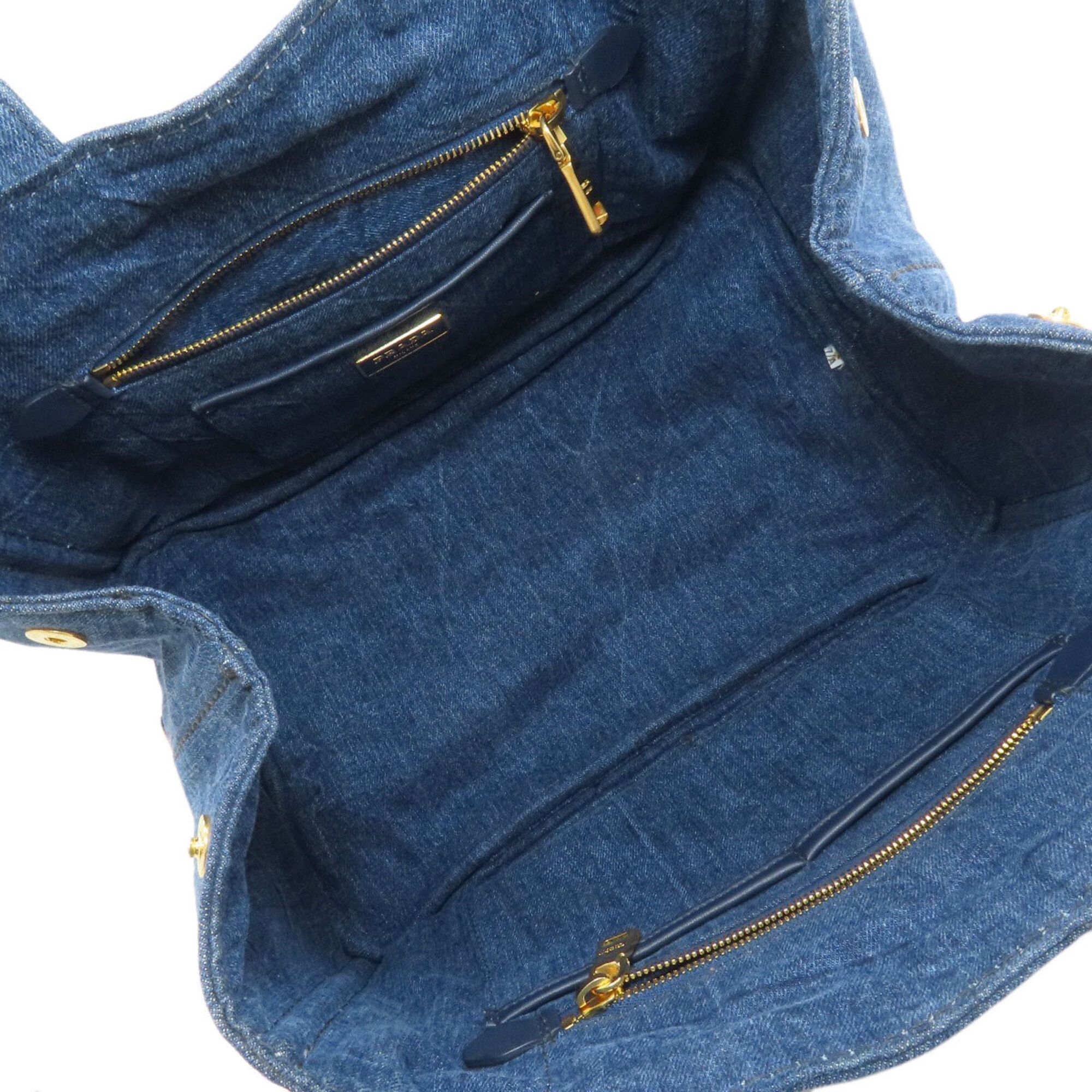 Denim Tote Bag (Pre-Owned) - Prada - Modalova
