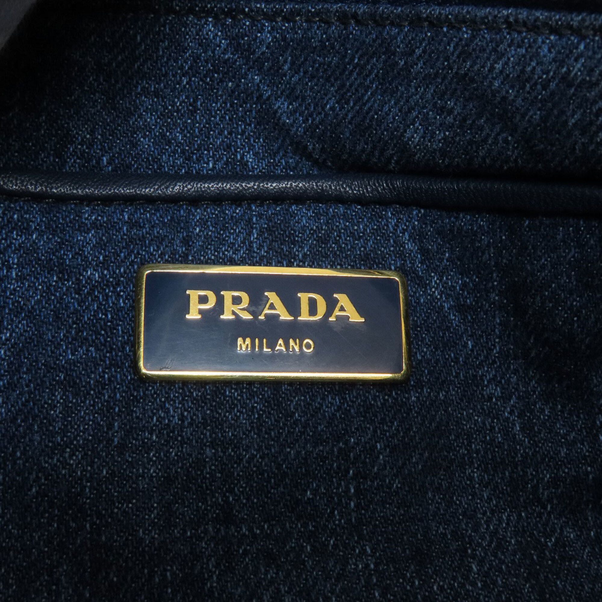 Denim Tote Bag (Pre-Owned) - Prada - Modalova