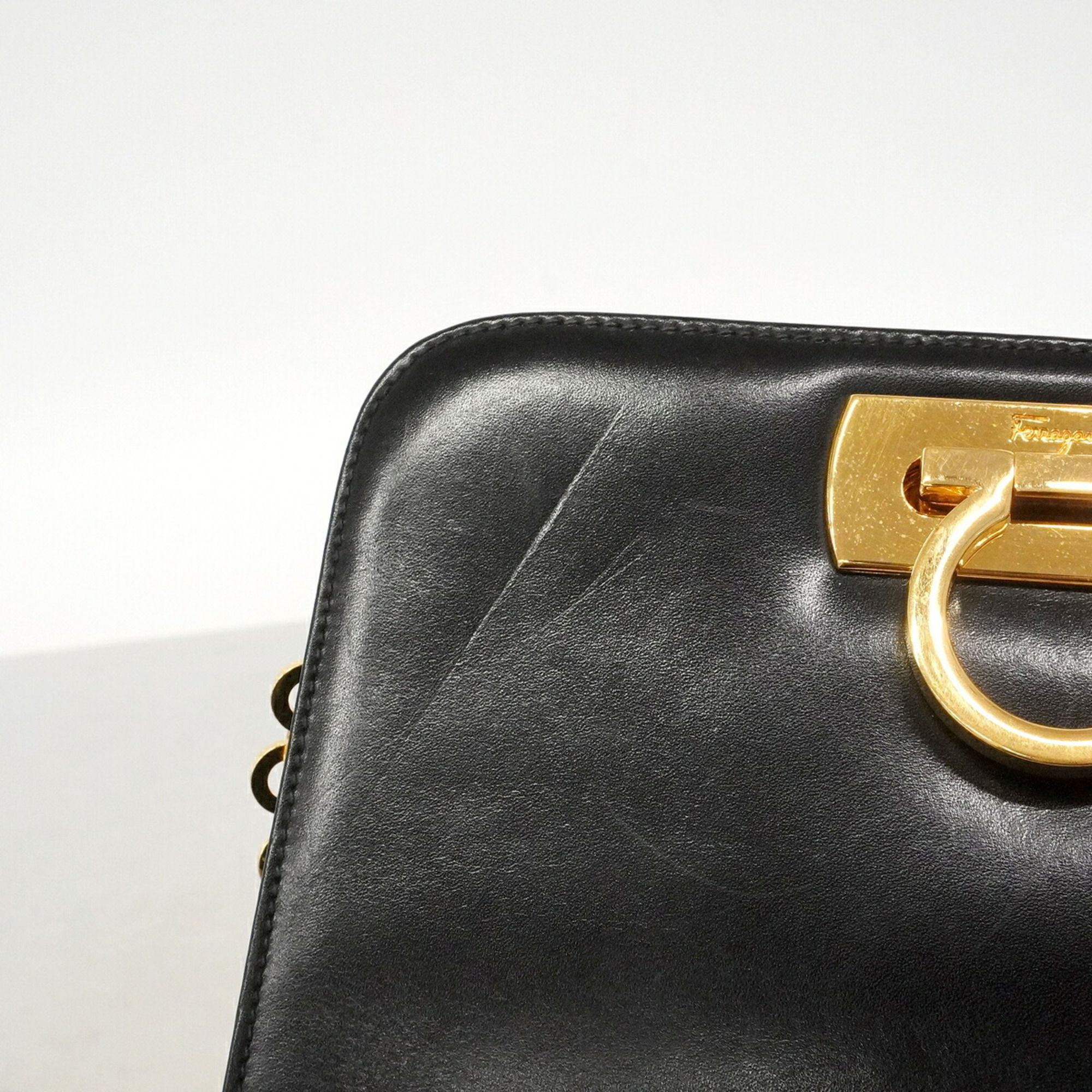 Leather Shoulder Bag (Pre-Owned) - Salvatore Ferragamo - Modalova