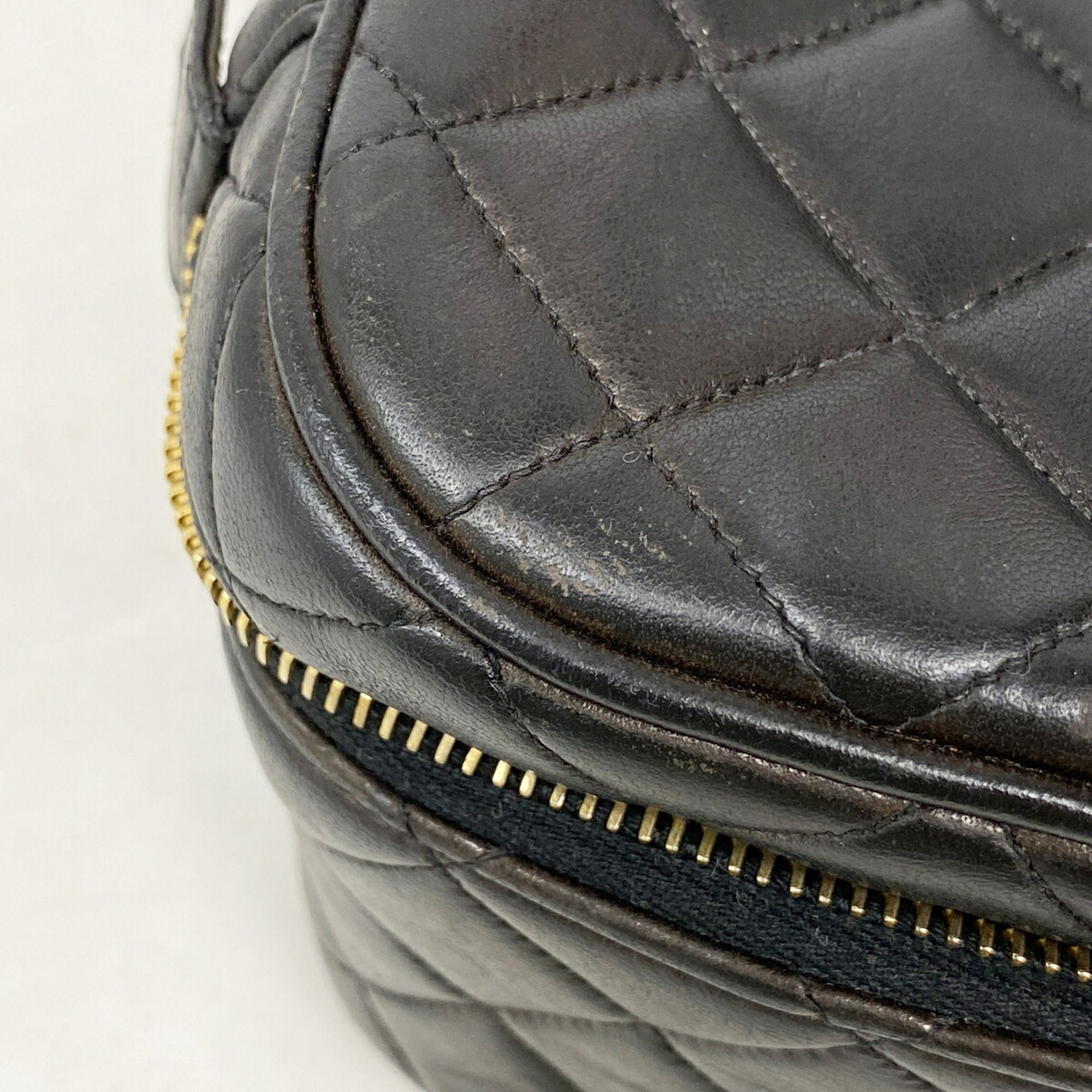 Leather Vanity Bag (Pre-Owned) - Chanel - Modalova