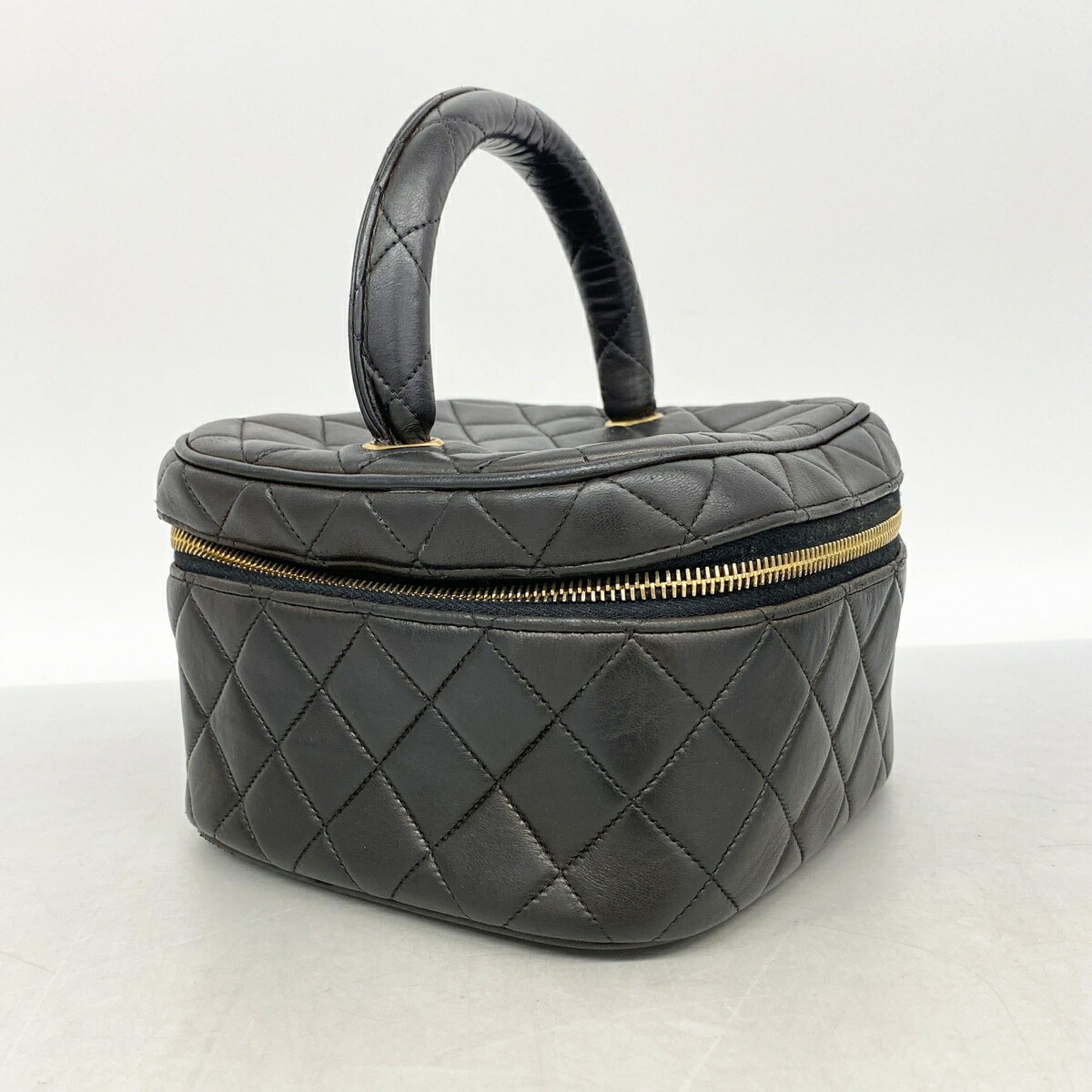 Leather Vanity Bag (Pre-Owned) - Chanel - Modalova