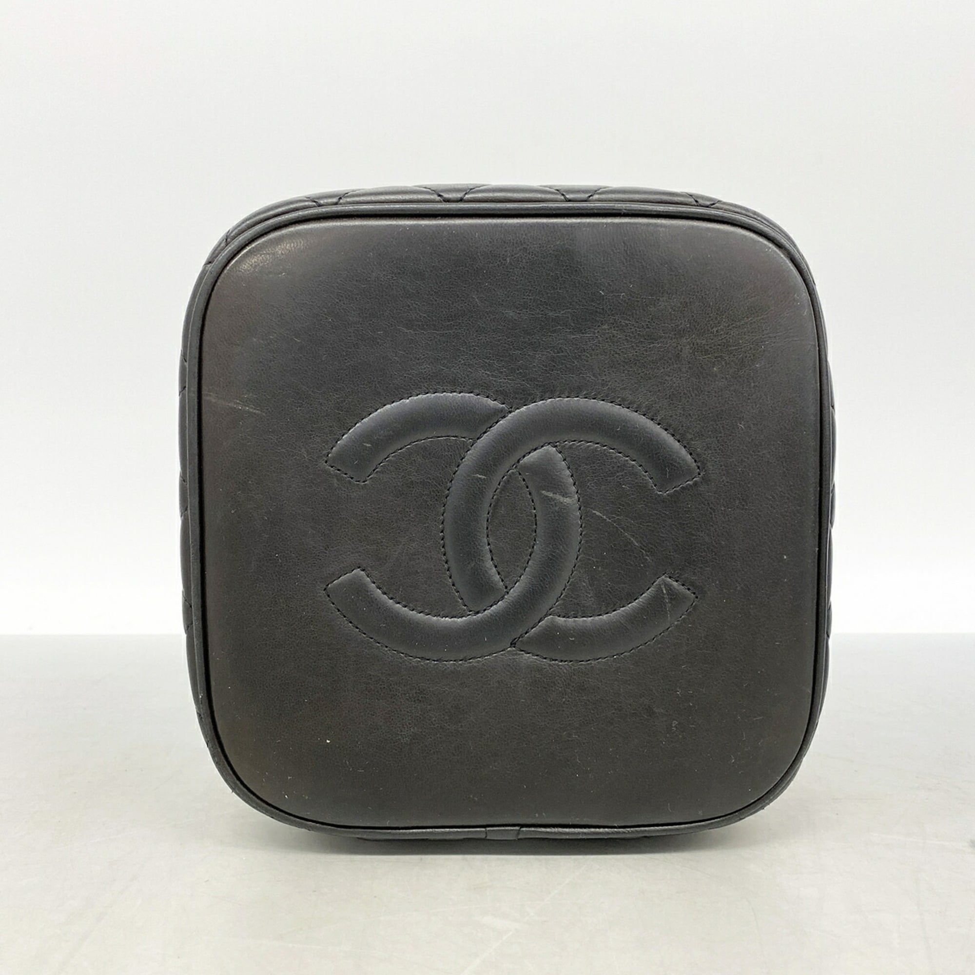 Leather Vanity Bag (Pre-Owned) - Chanel - Modalova