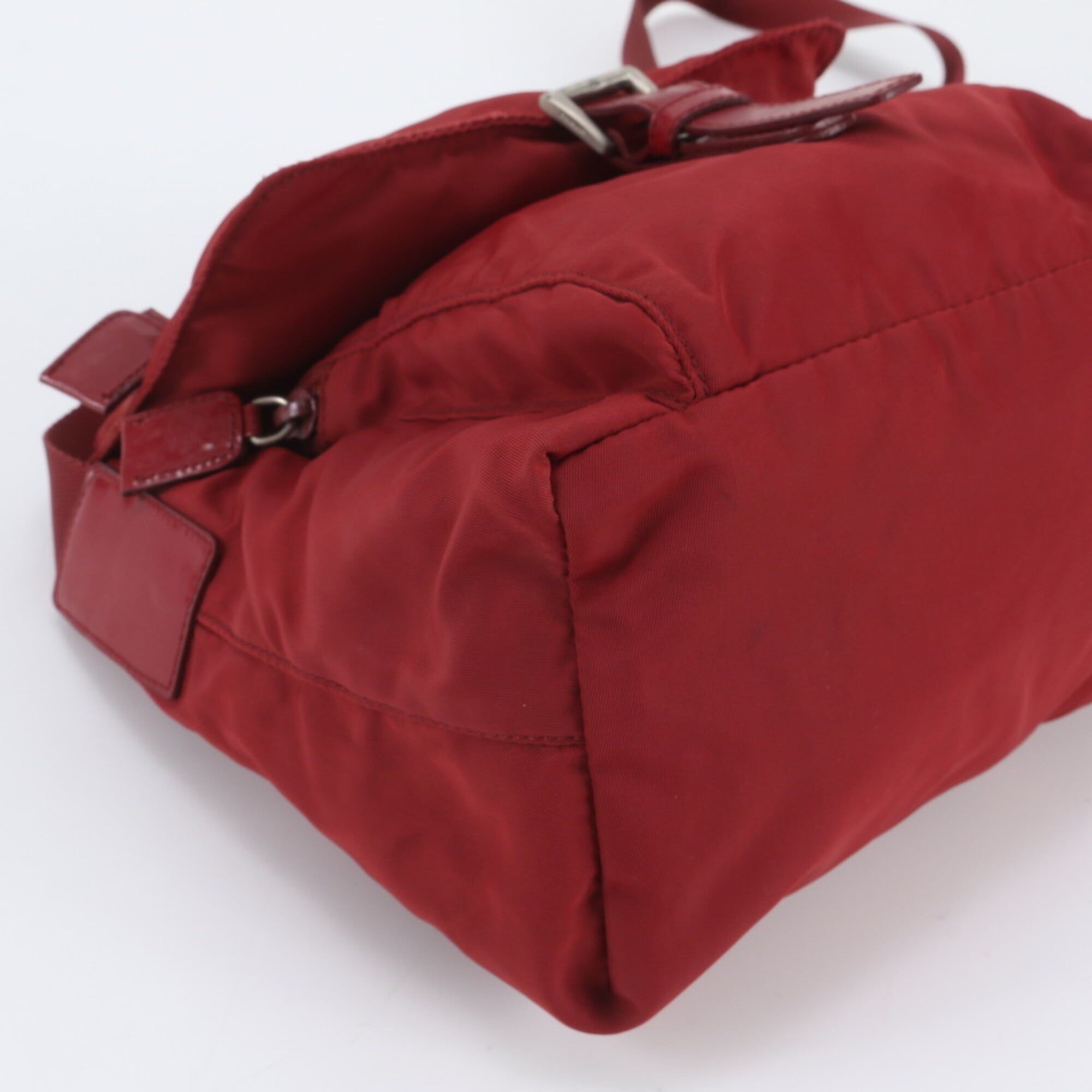 Leather Nylon Shoulder Bag (Pre-Owned) - Prada - Modalova