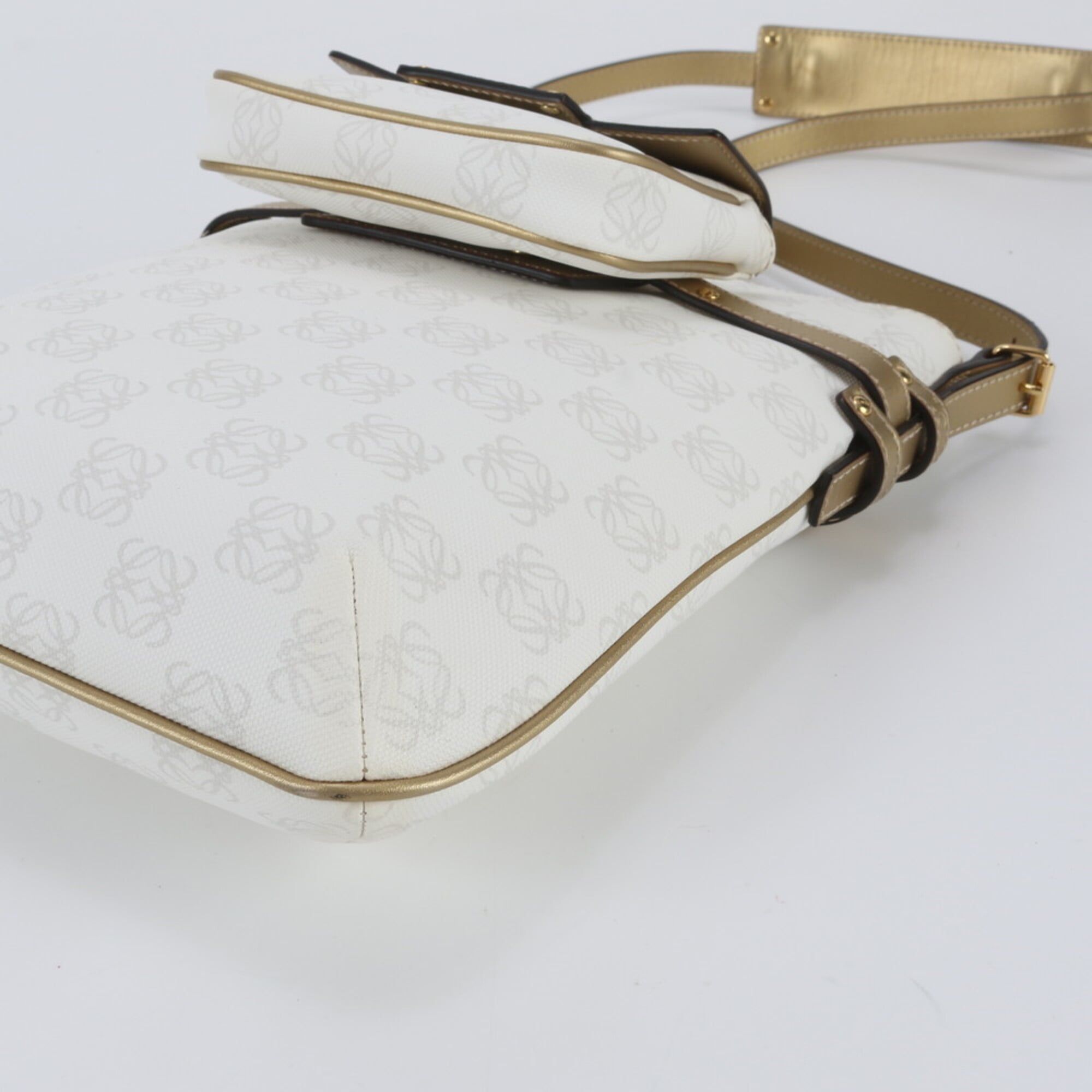 Leather Coated Canvas Handbag Shoulder Bag Tote Bag (Pre-Owned) - Loewe - Modalova