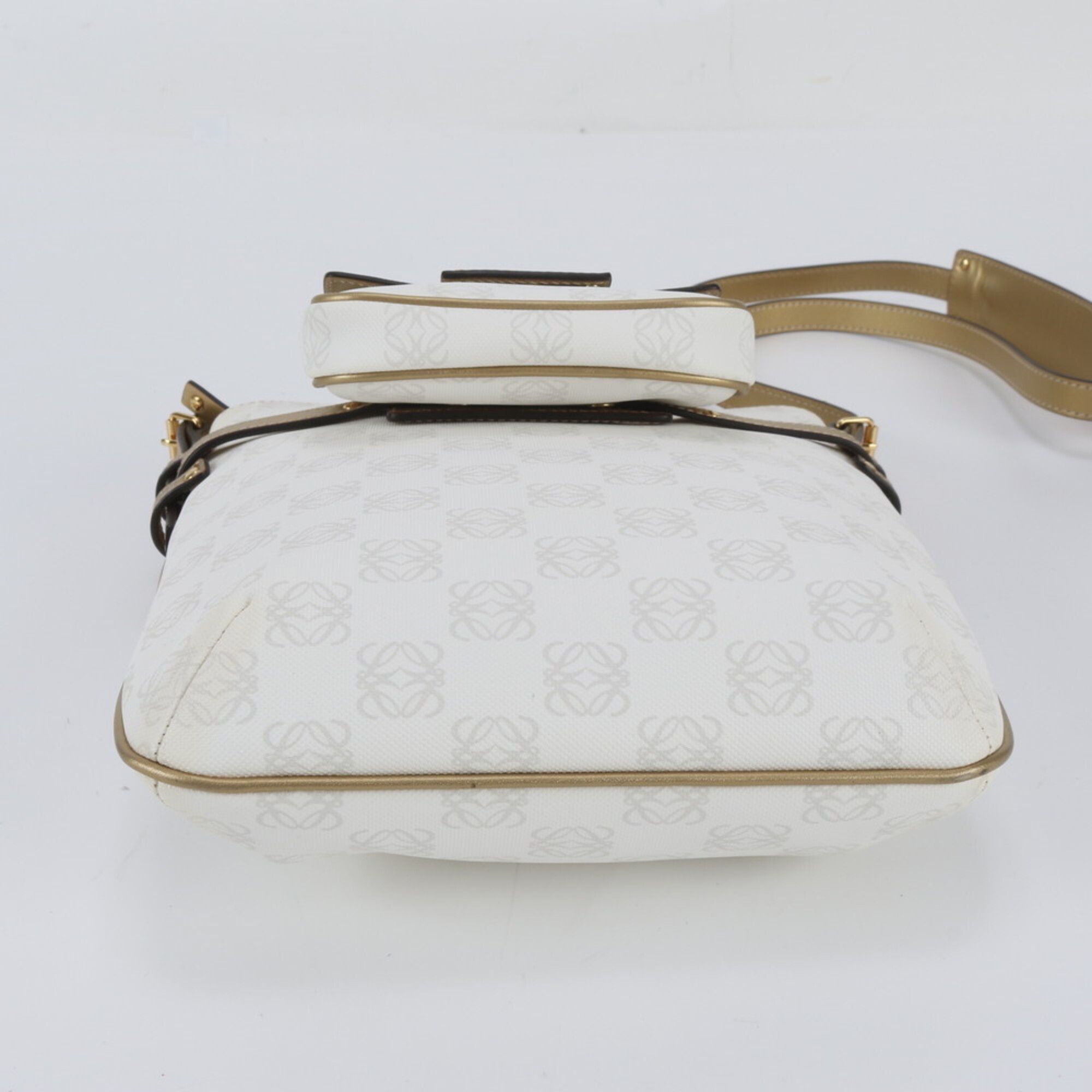 Leather Coated Canvas Handbag Shoulder Bag Tote Bag (Pre-Owned) - Loewe - Modalova