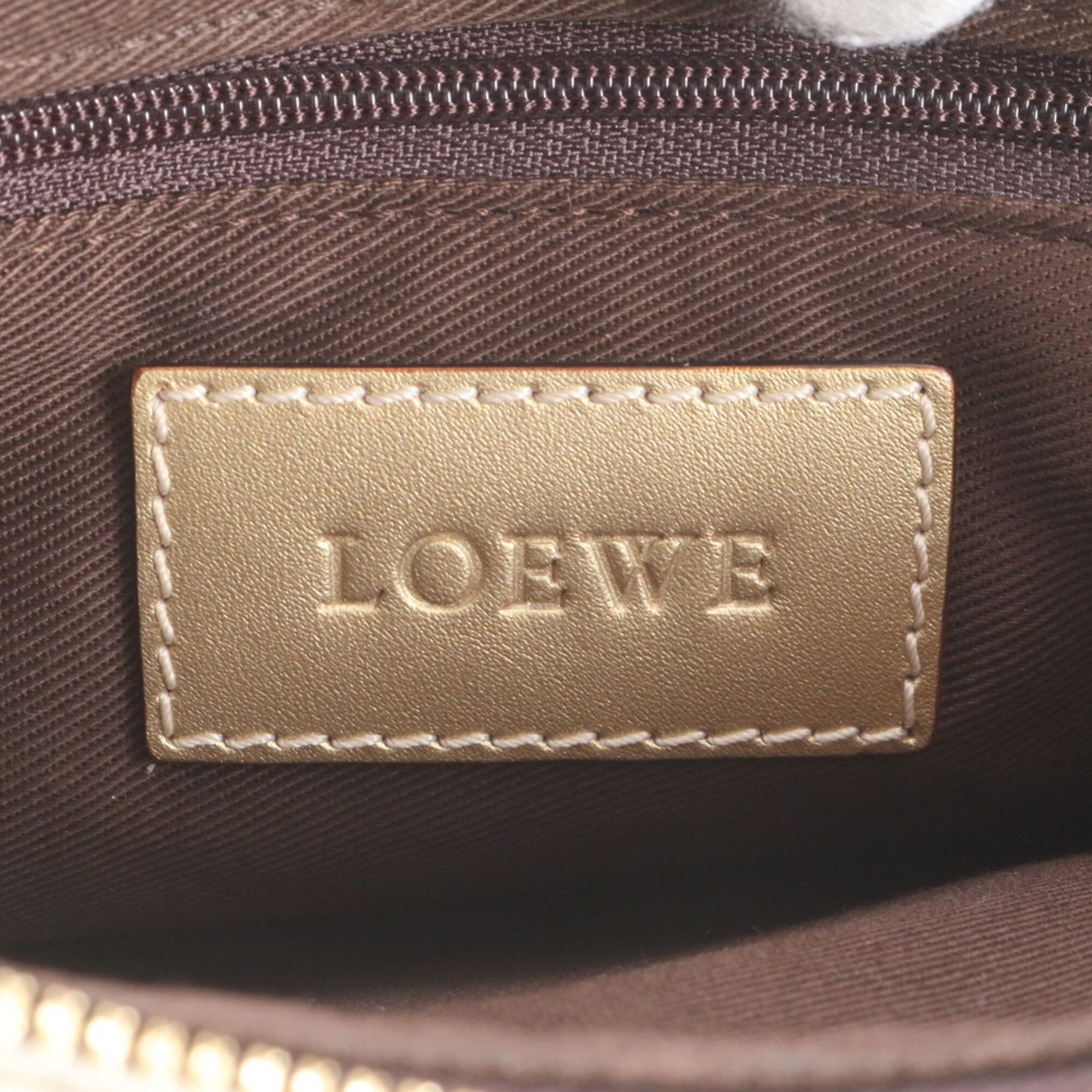 Leather Coated Canvas Handbag Shoulder Bag Tote Bag (Pre-Owned) - Loewe - Modalova