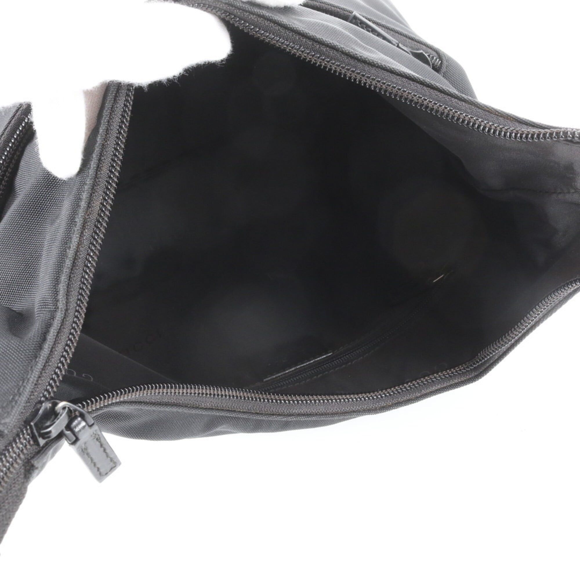 Leather Nylon Handbag Shoulder Bag (Pre-Owned) - Gucci - Modalova