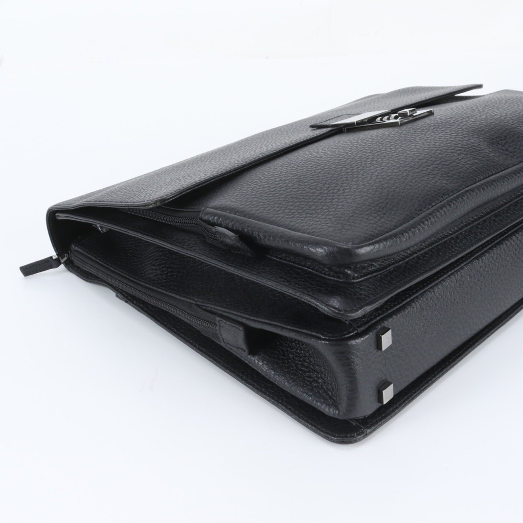 Leather Briefcase (Pre-Owned) - Gucci - Modalova
