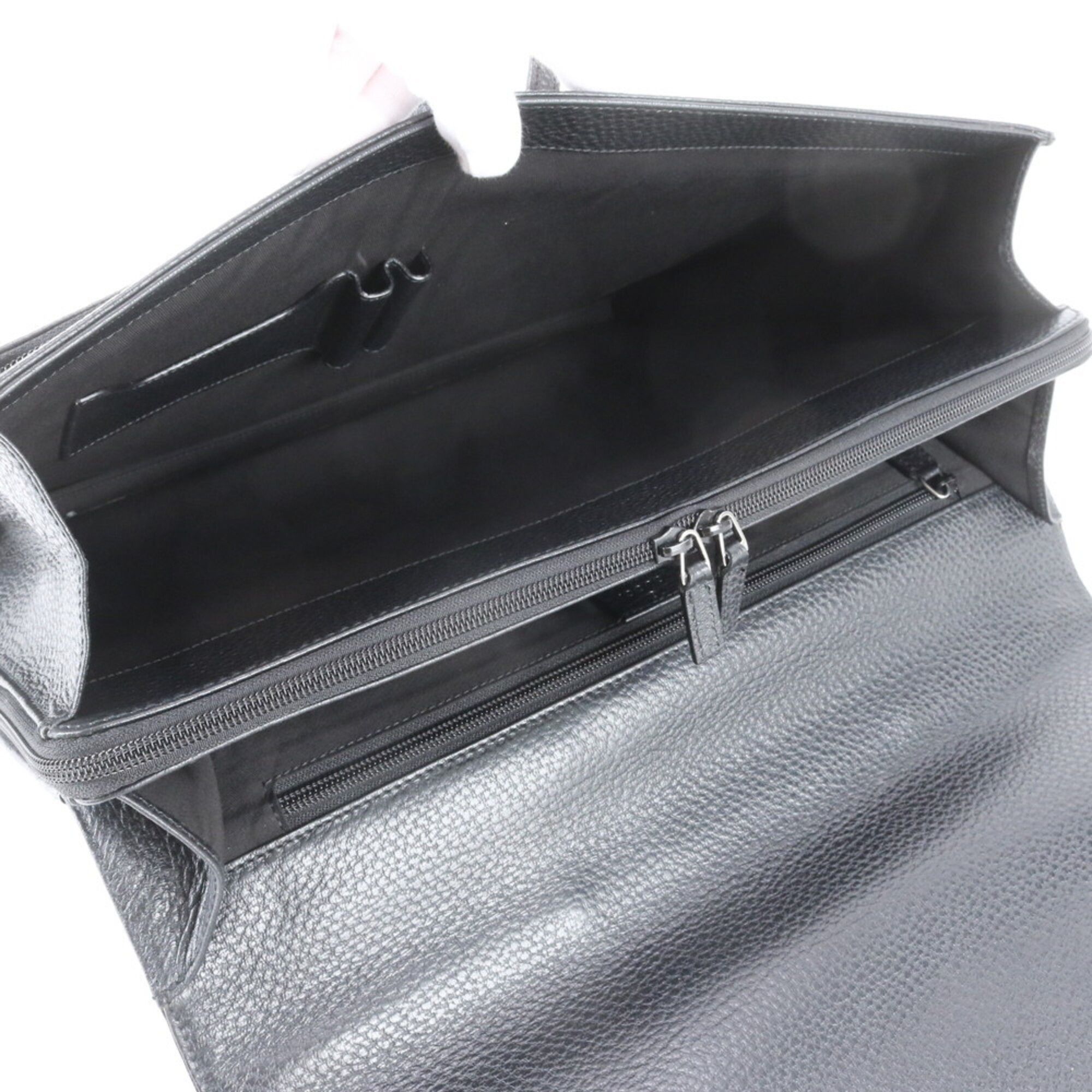 Leather Briefcase (Pre-Owned) - Gucci - Modalova