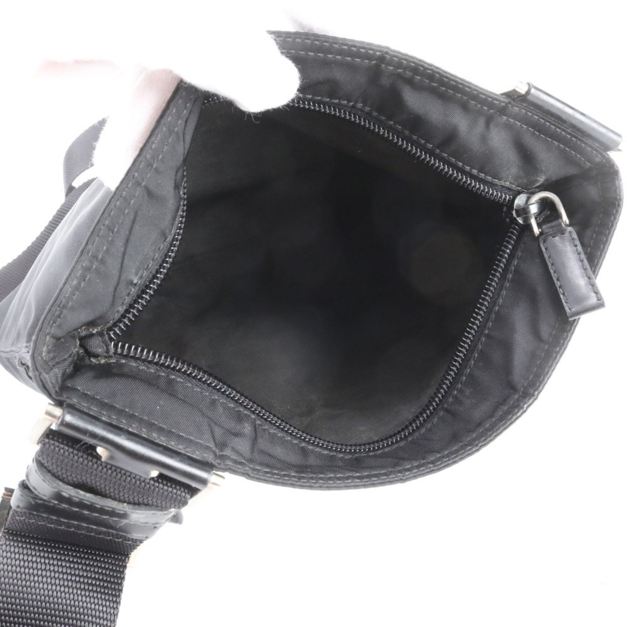 Leather Nylon Shoulder Bag (Pre-Owned) - Prada - Modalova