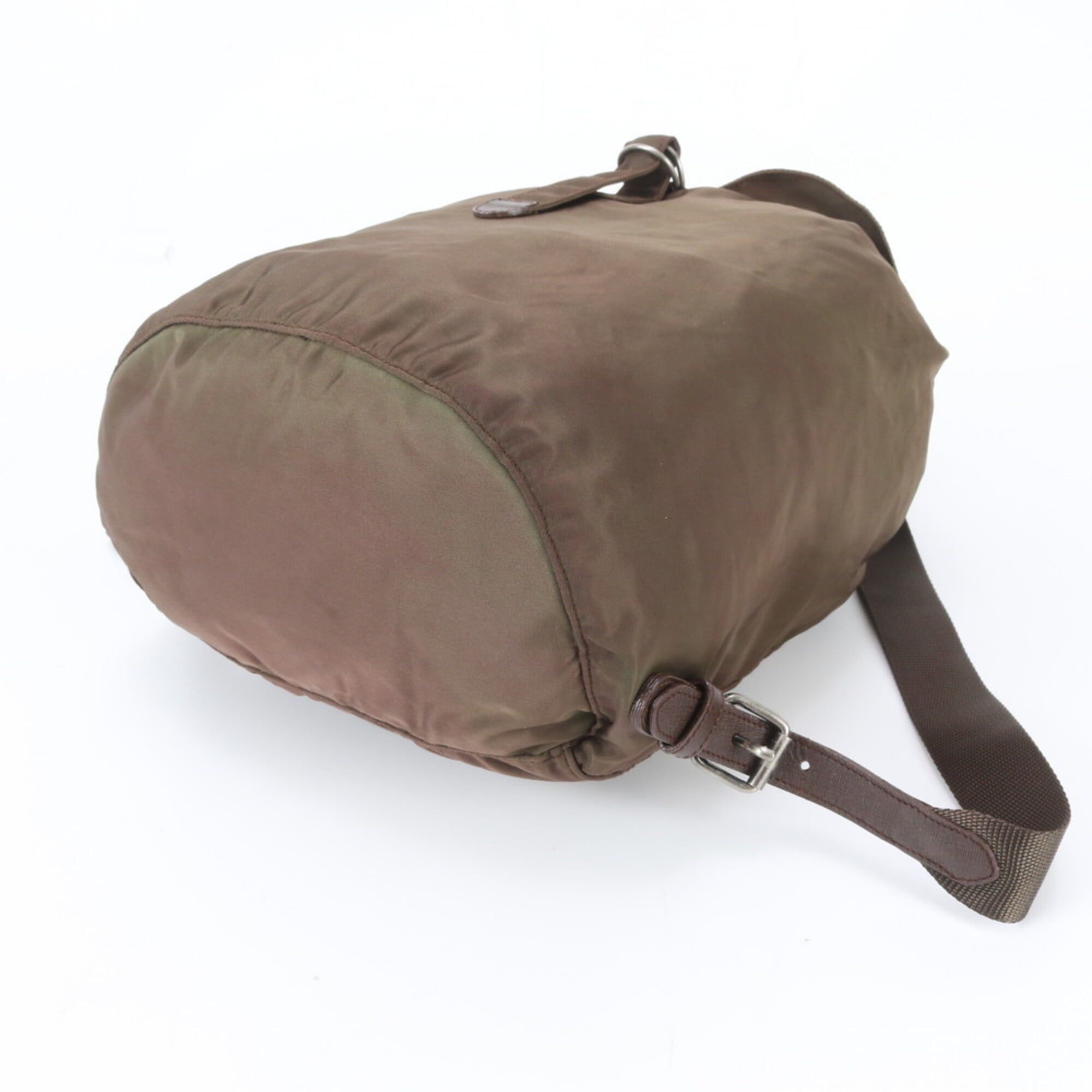 Leather Nylon Backpack (Pre-Owned) - Prada - Modalova