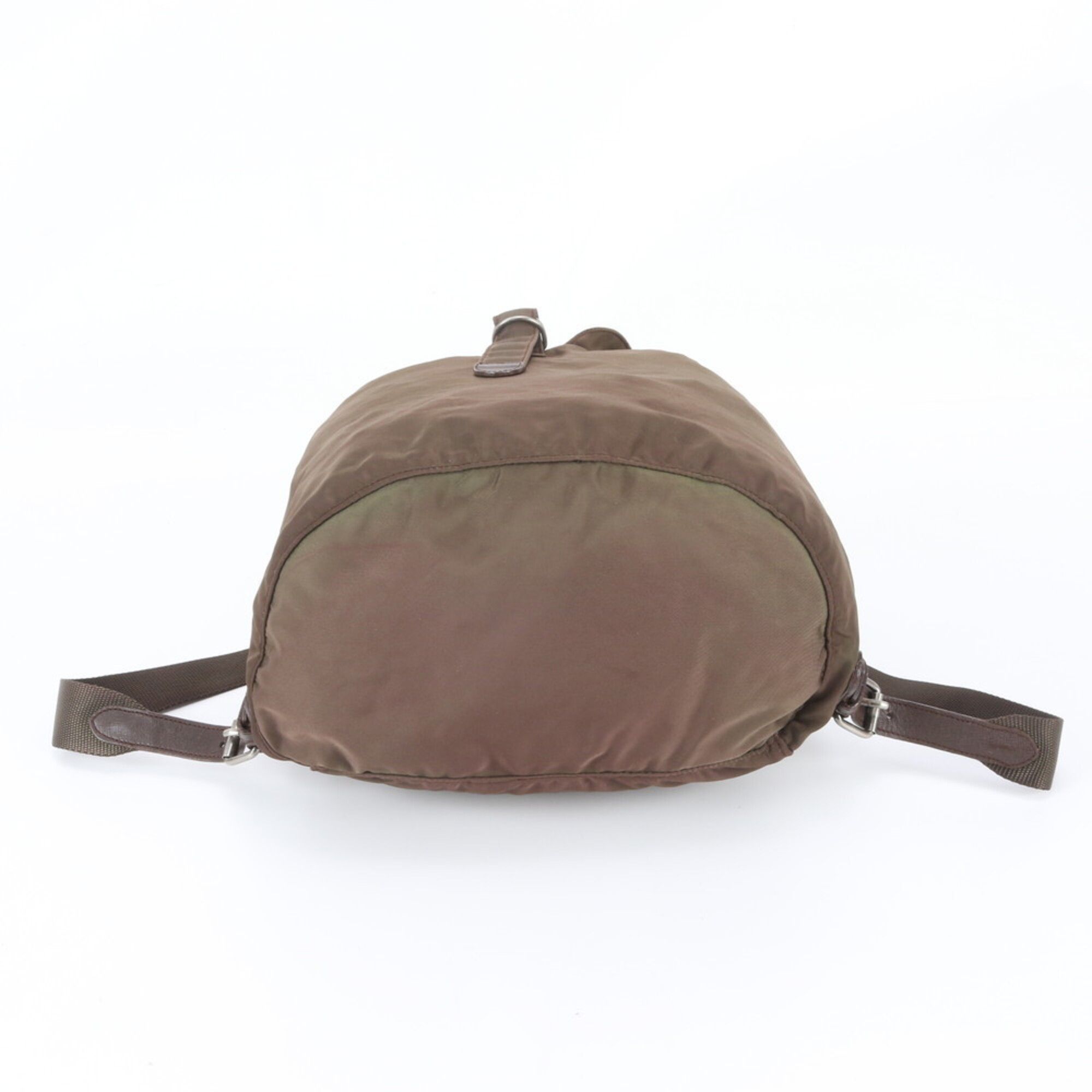 Leather Nylon Backpack (Pre-Owned) - Prada - Modalova