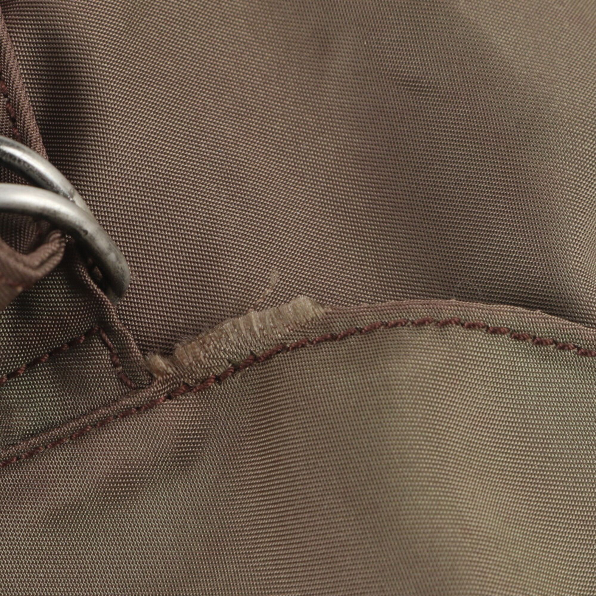 Leather Nylon Backpack (Pre-Owned) - Prada - Modalova
