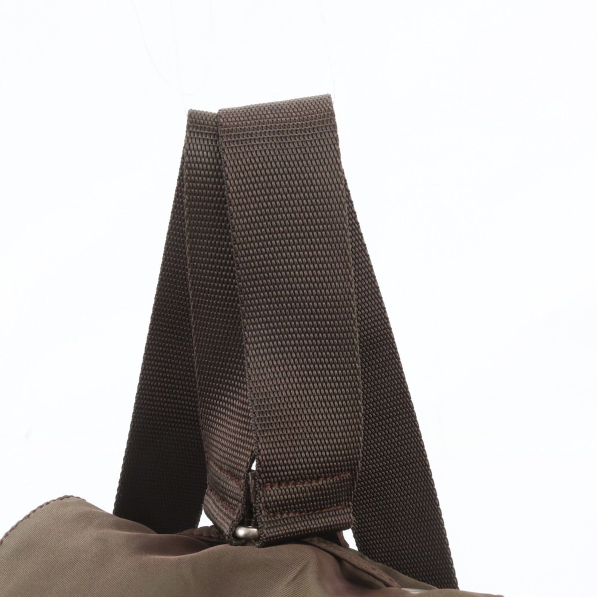 Leather Nylon Backpack (Pre-Owned) - Prada - Modalova