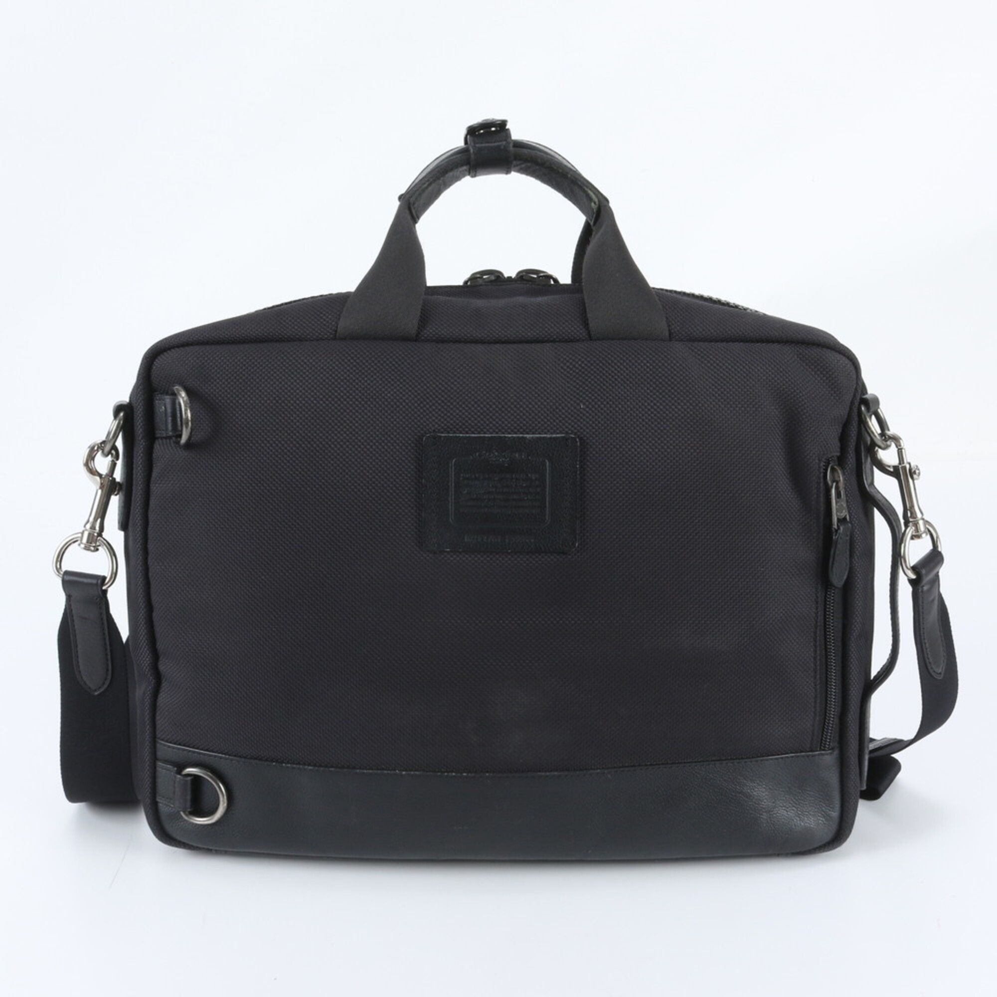 Leather Nylon Shoulder Bag (Pre-Owned) - Coach - Modalova