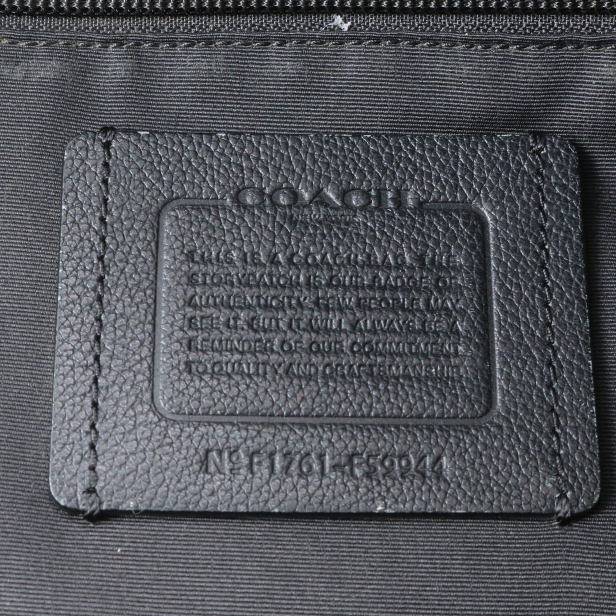 Leather Nylon Shoulder Bag (Pre-Owned) - Coach - Modalova