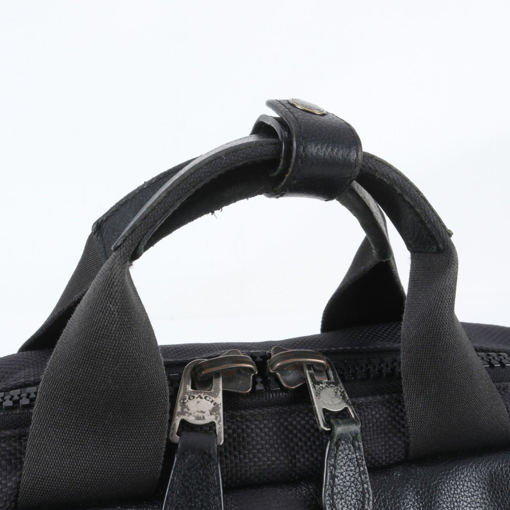 Leather Nylon Shoulder Bag (Pre-Owned) - Coach - Modalova